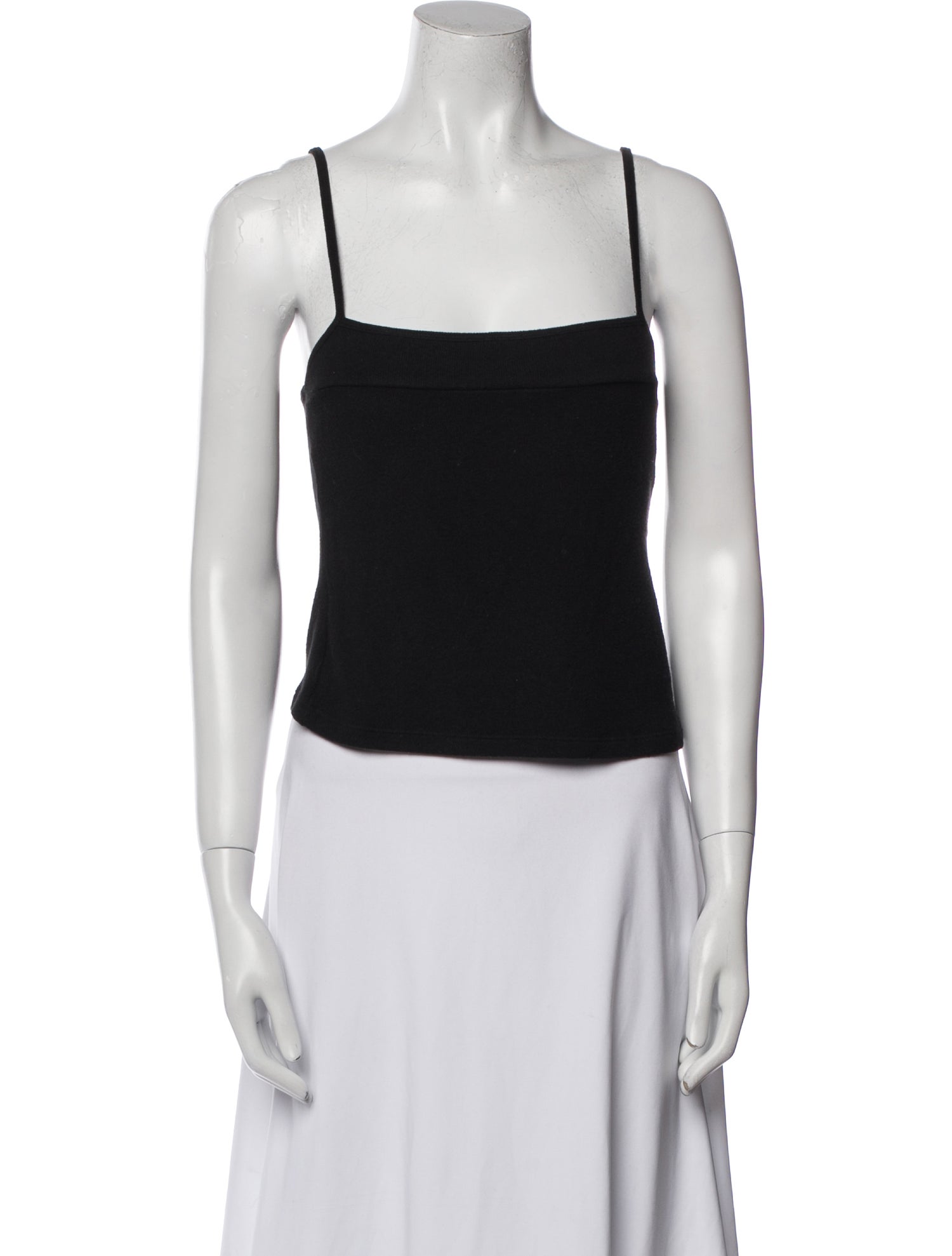 Reformation Square Neckline Sleeveless Crop Top