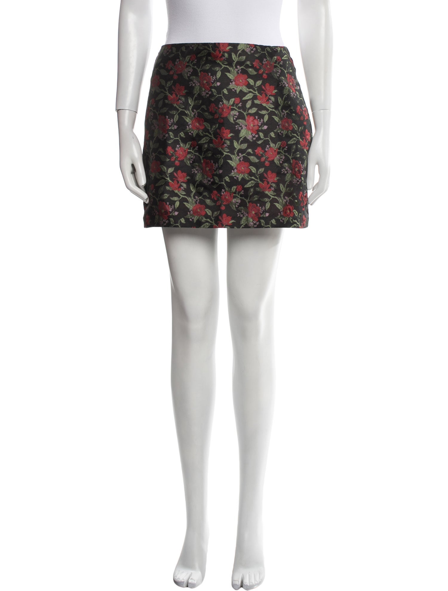 Reformation Printed Mini Skirt