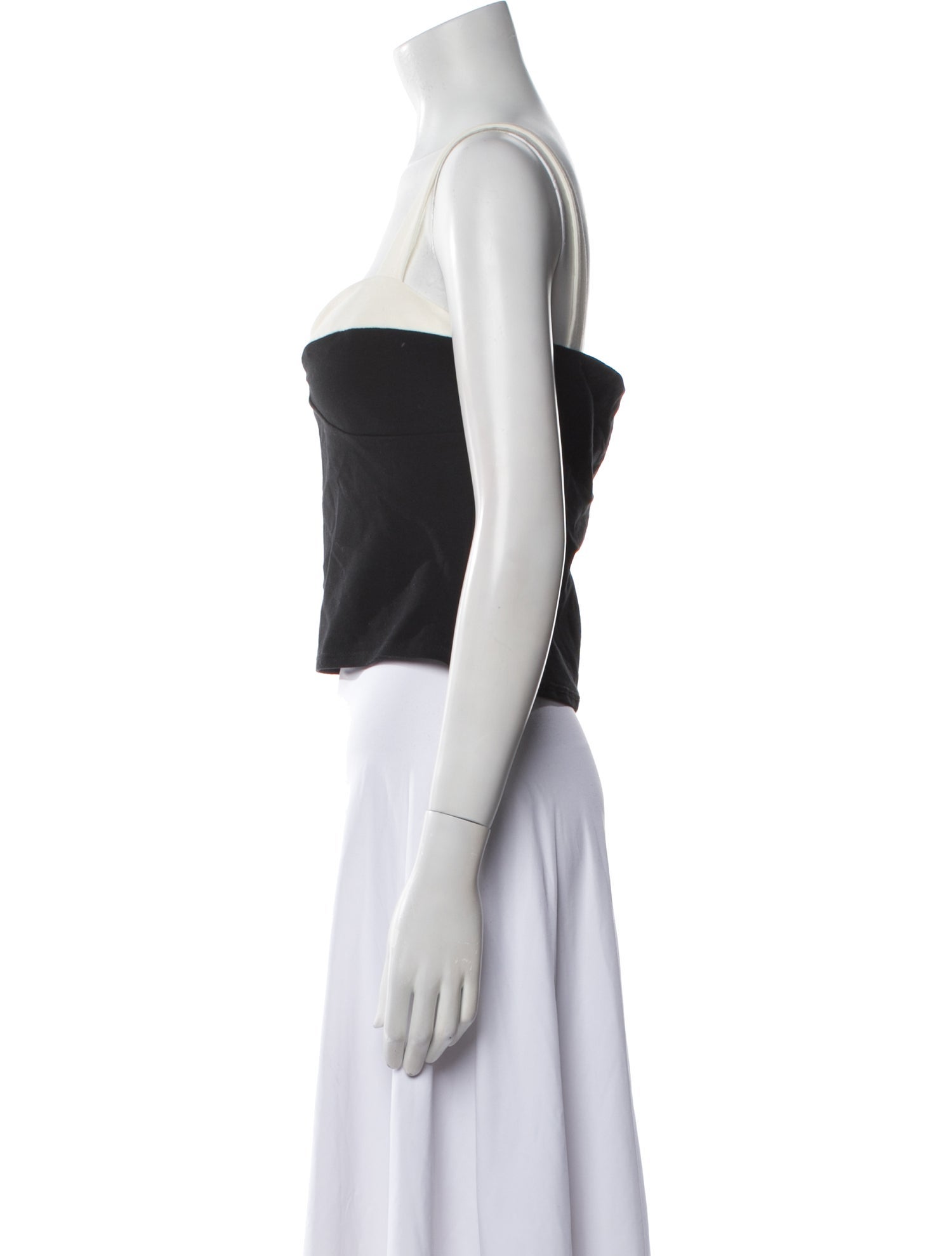 Reformation Square Neckline Sleeveless Crop Top