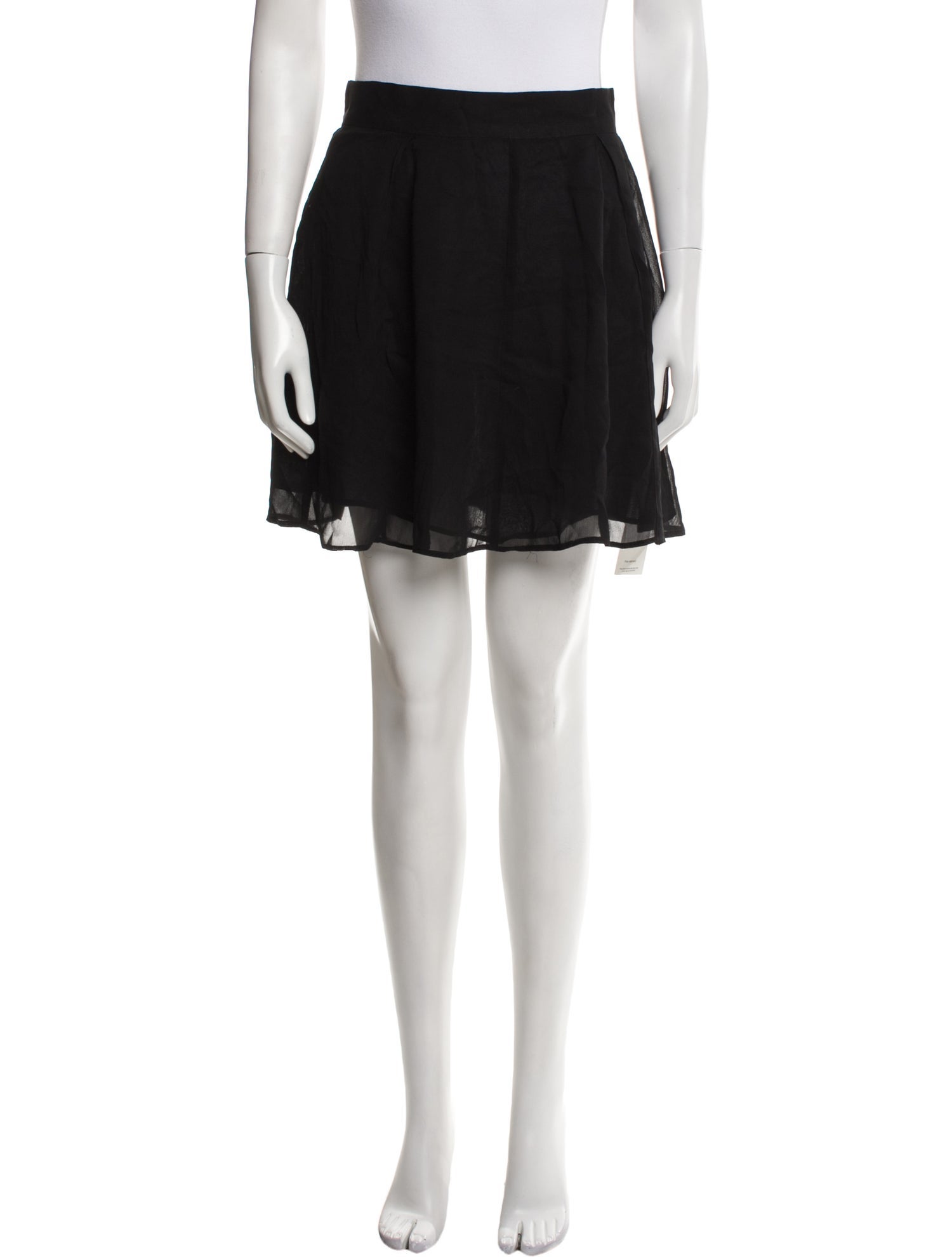 Reformation Pleated Accents Mini Skirt