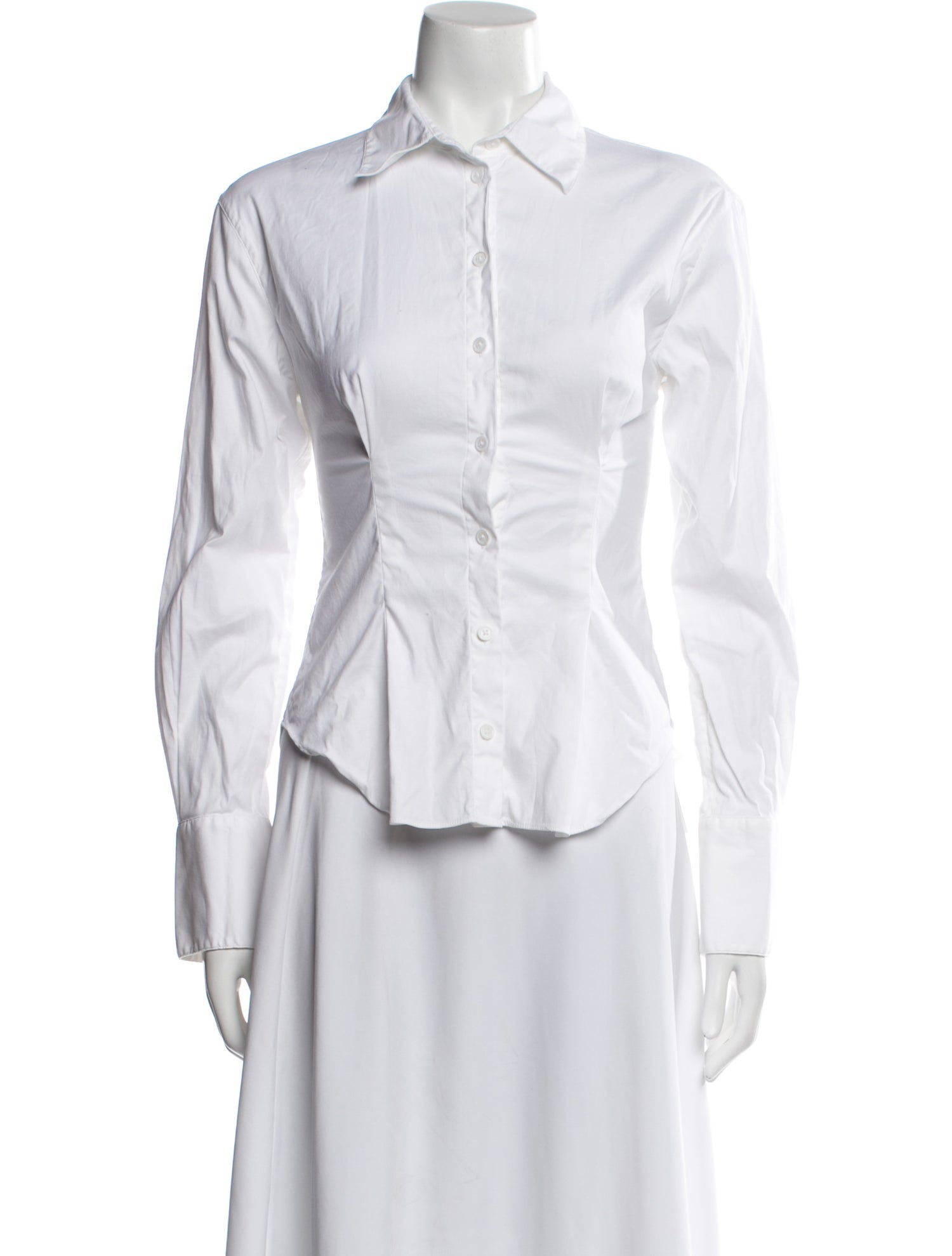 Reformation Long Sleeve Button-Up Top