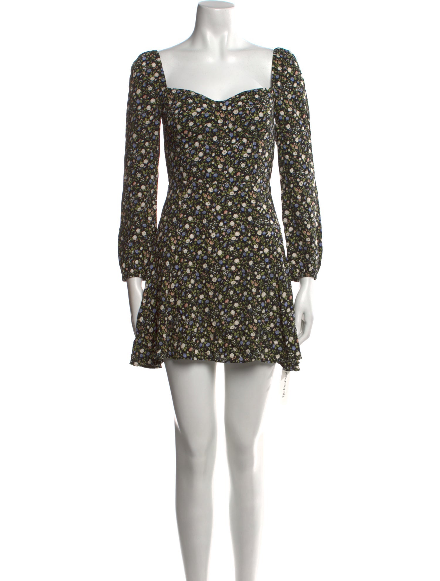 Reformation Floral Print Mini Dress