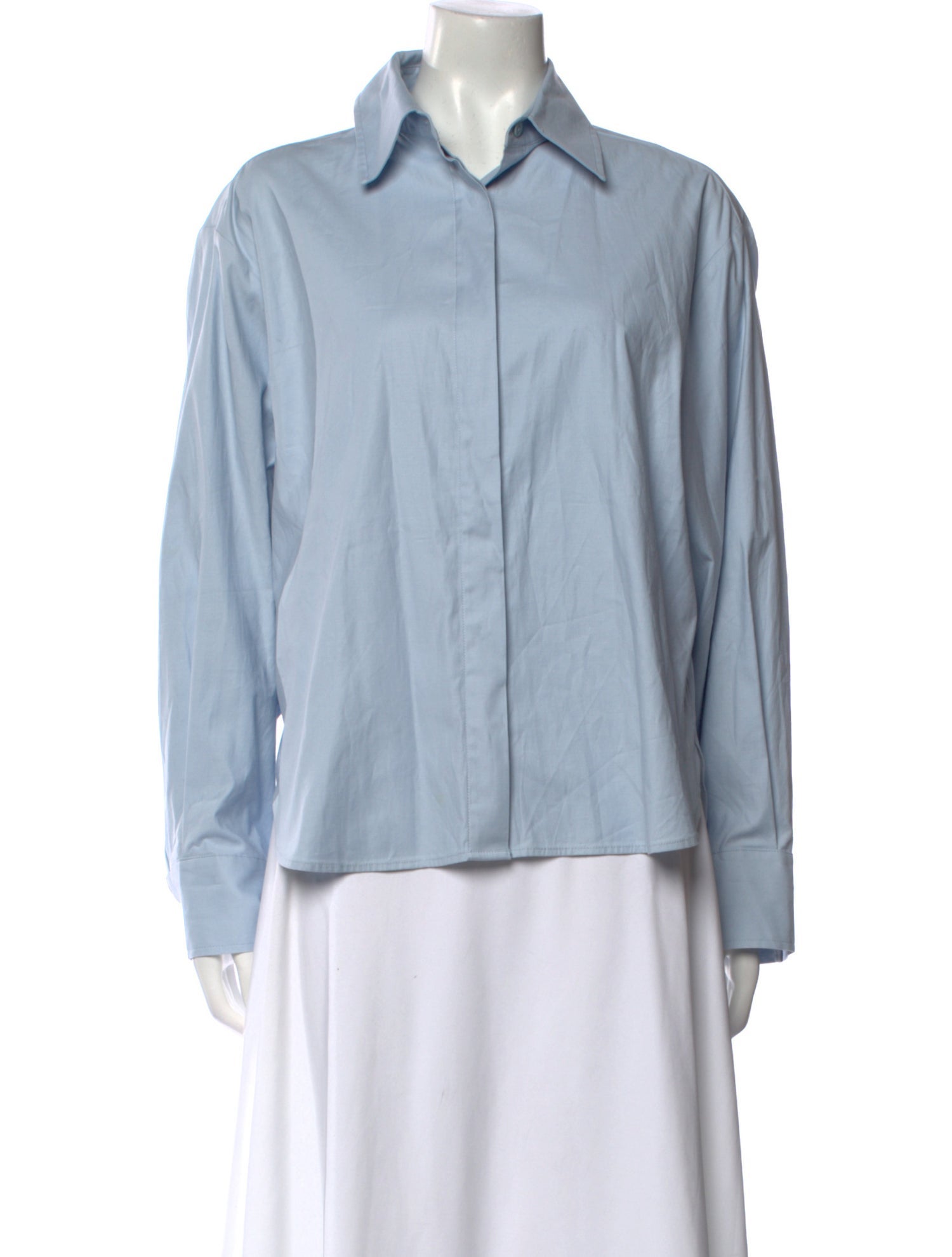 Reformation Long Sleeve Button-Up Top