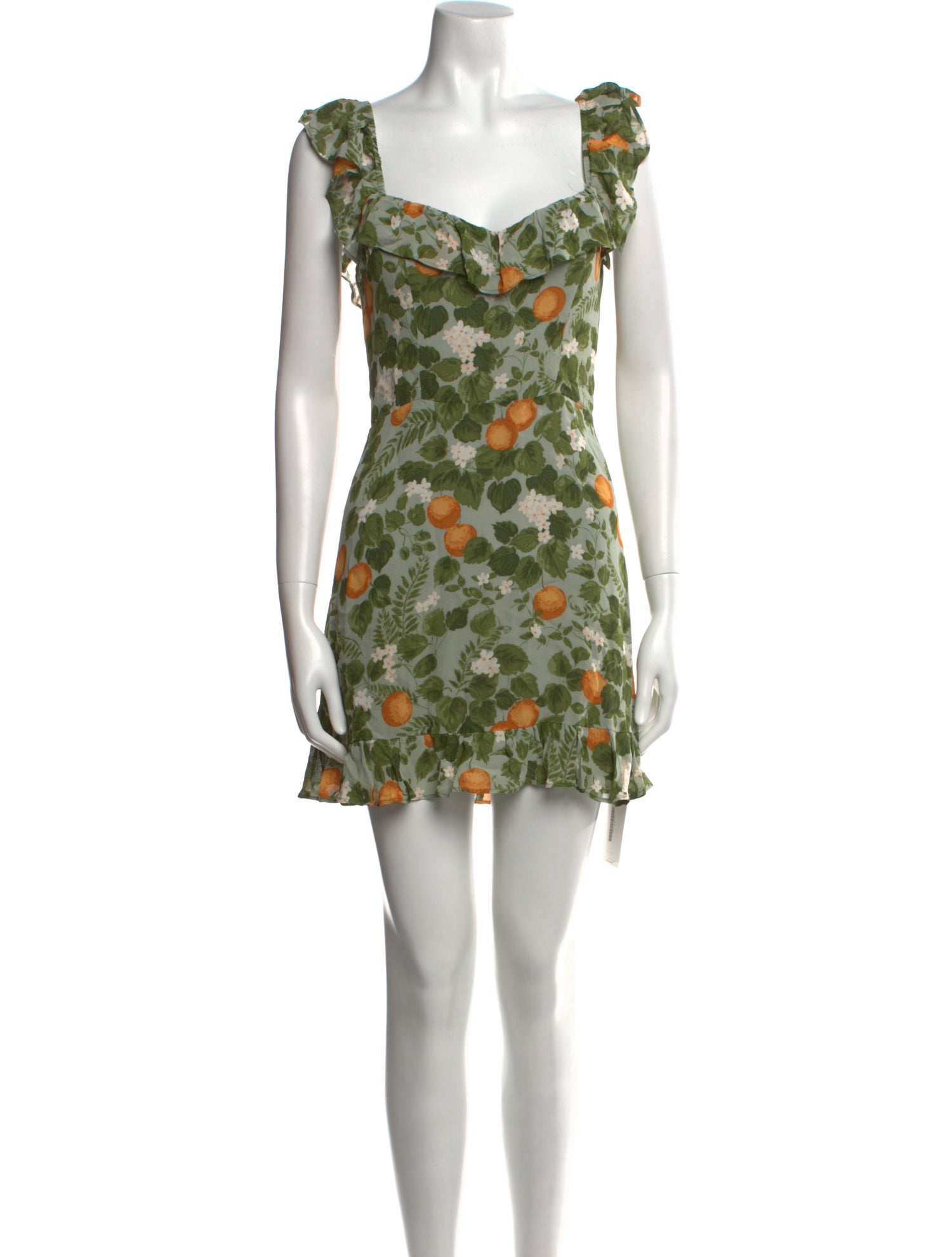 Reformation Floral Print Mini Dress