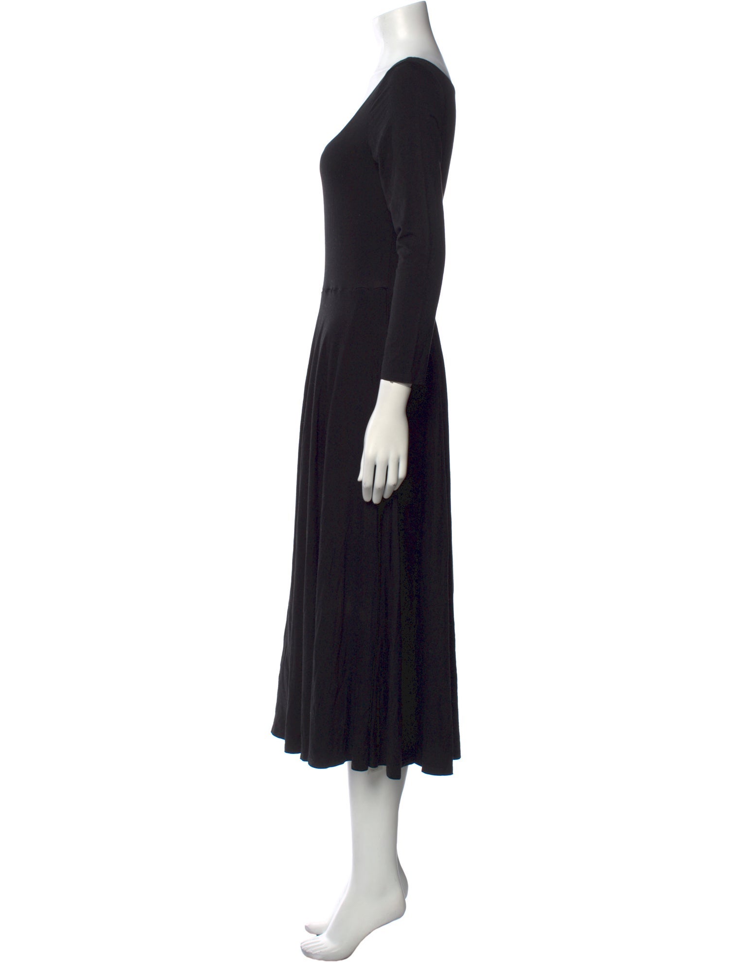 Reformation Scoop Neck Midi Length Dress