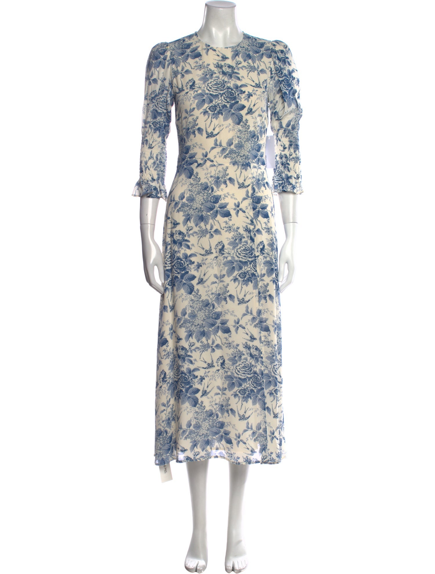 Reformation Floral Print Long Dress