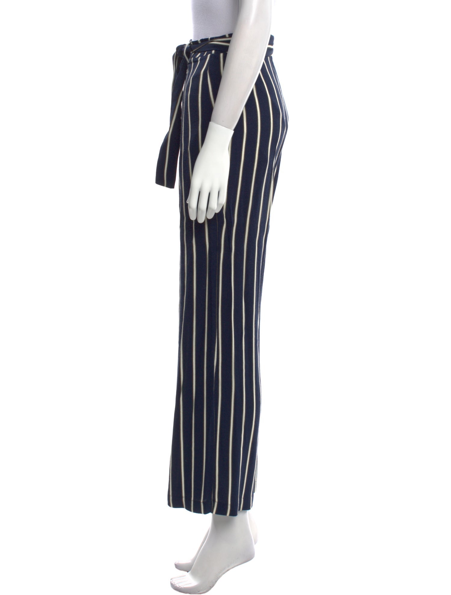 Reformation Striped Wide Leg Pants