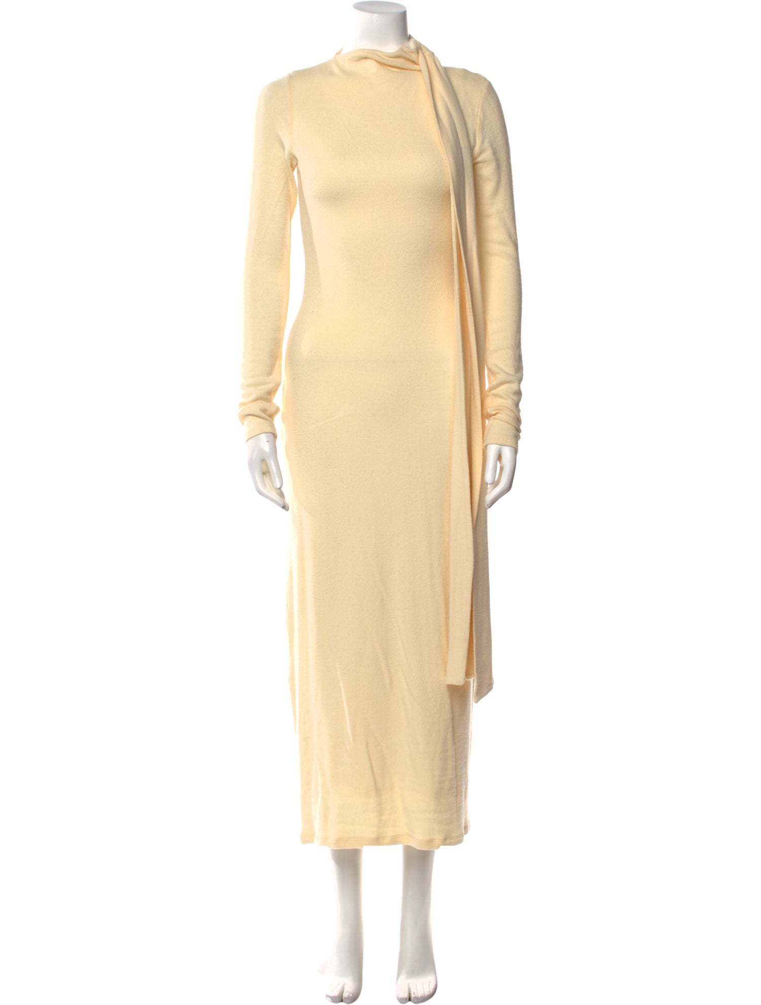 Reformation Mock Neck Long Dress