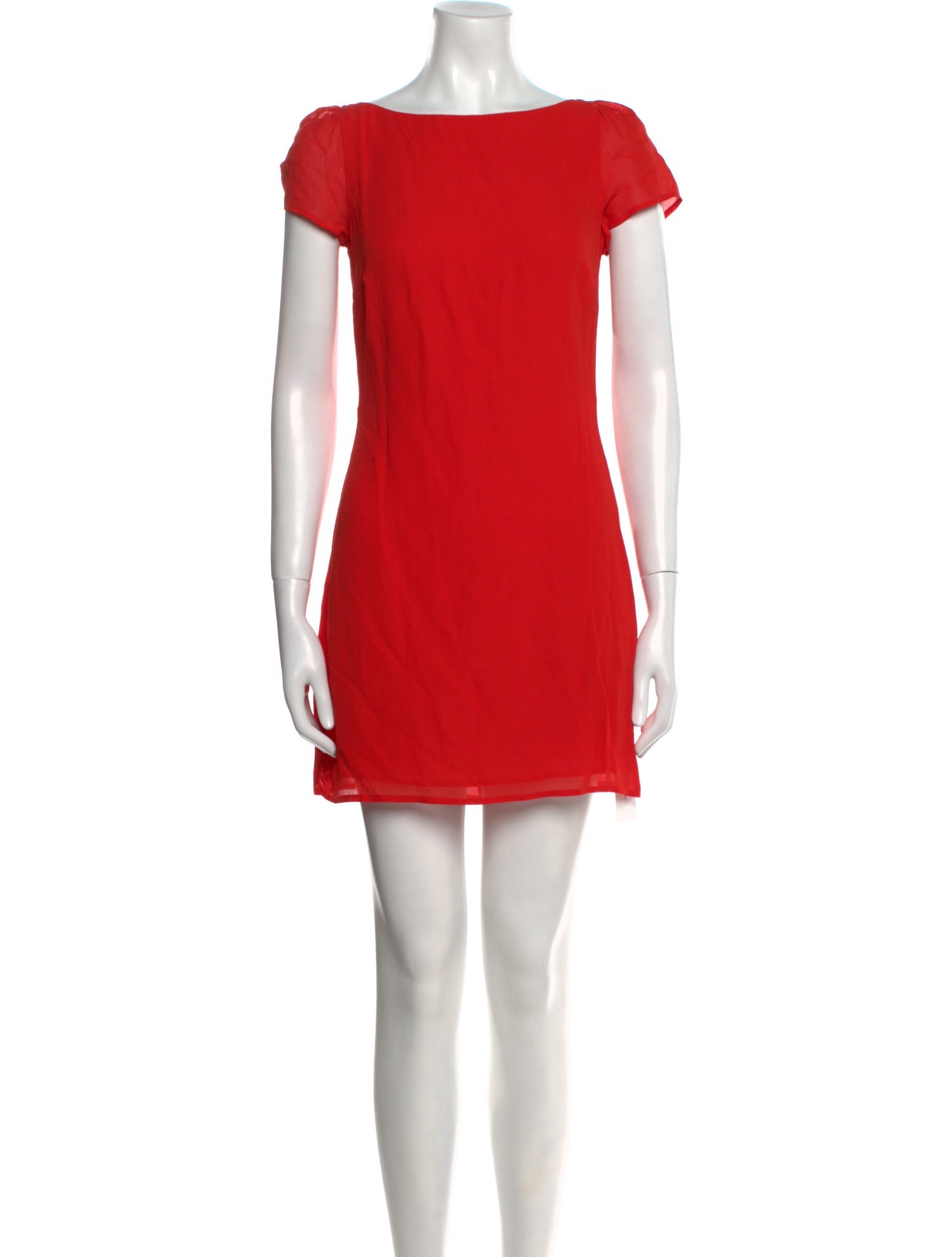 Reformation Bateau Neckline Mini Dress