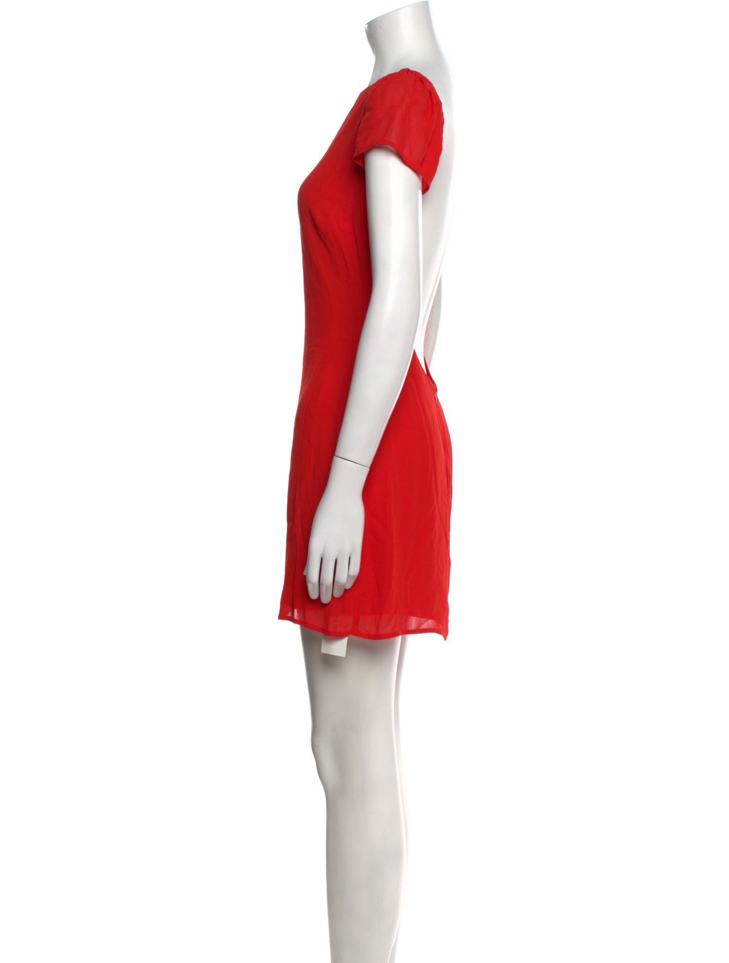 Reformation Bateau Neckline Mini Dress