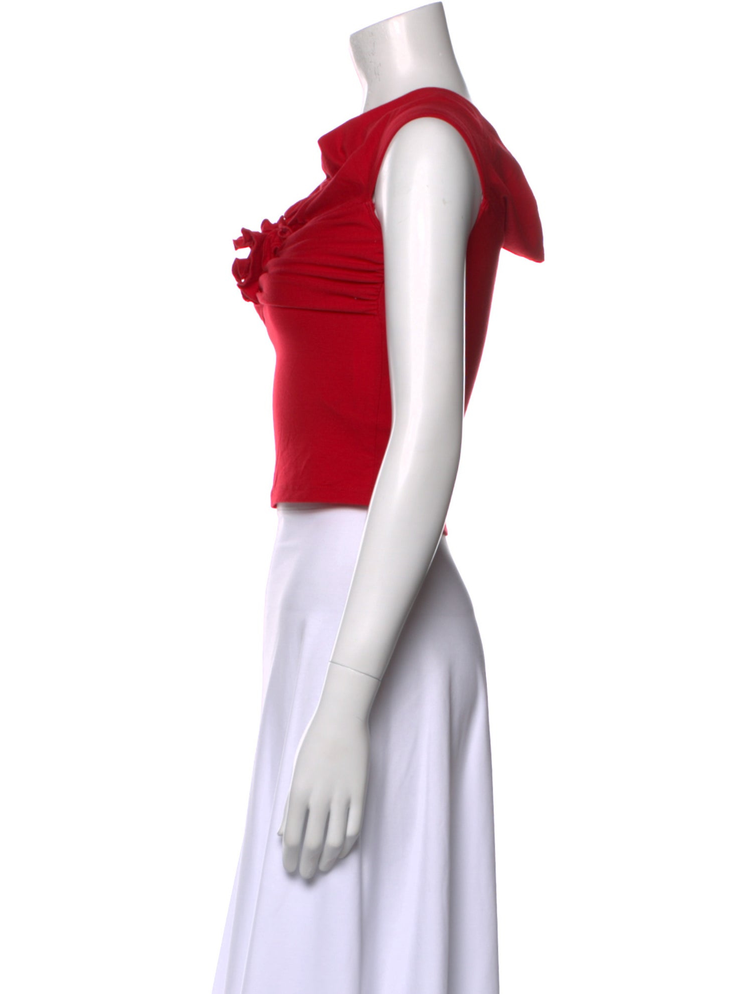 Reformation Scoop Neck Sleeveless Crop Top