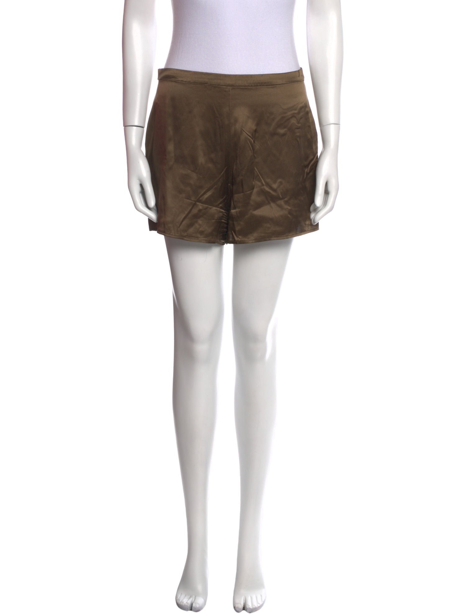 Reformation Silk Mini Shorts