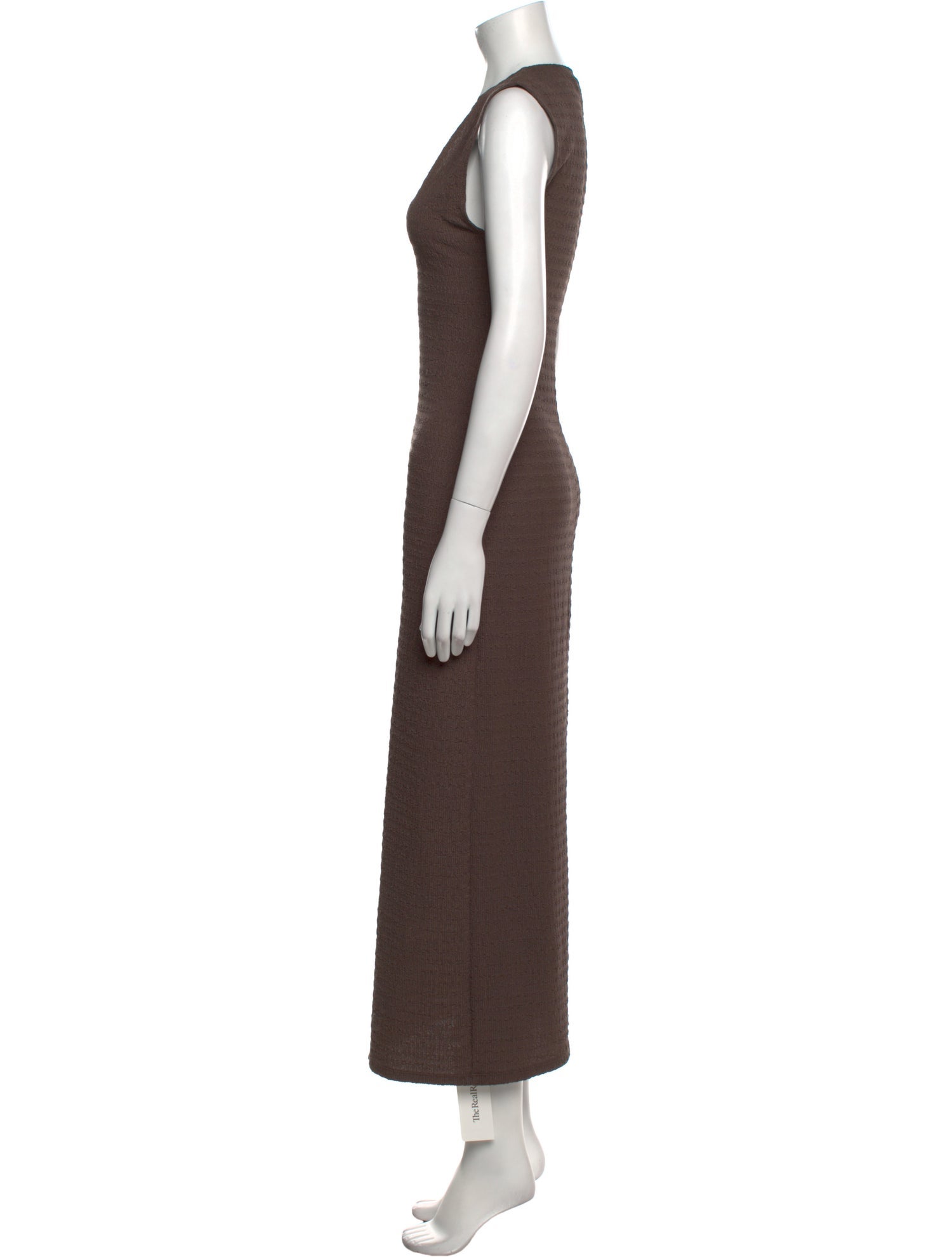 Reformation V-Neck Long Dress