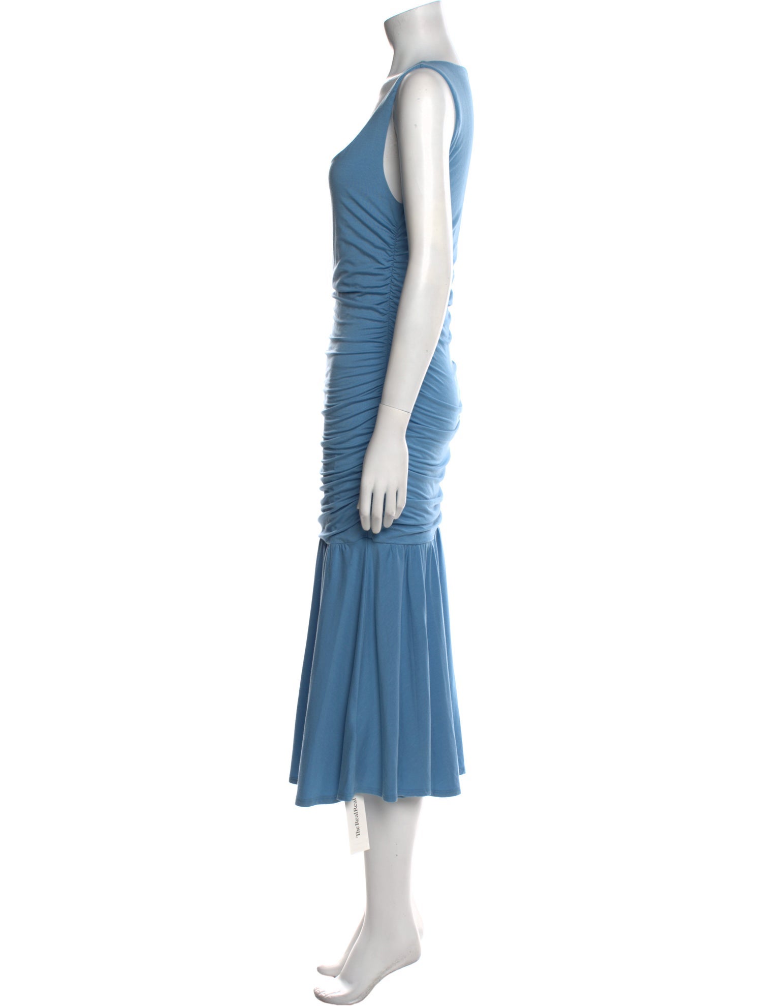 Reformation Square Neckline Midi Length Dress