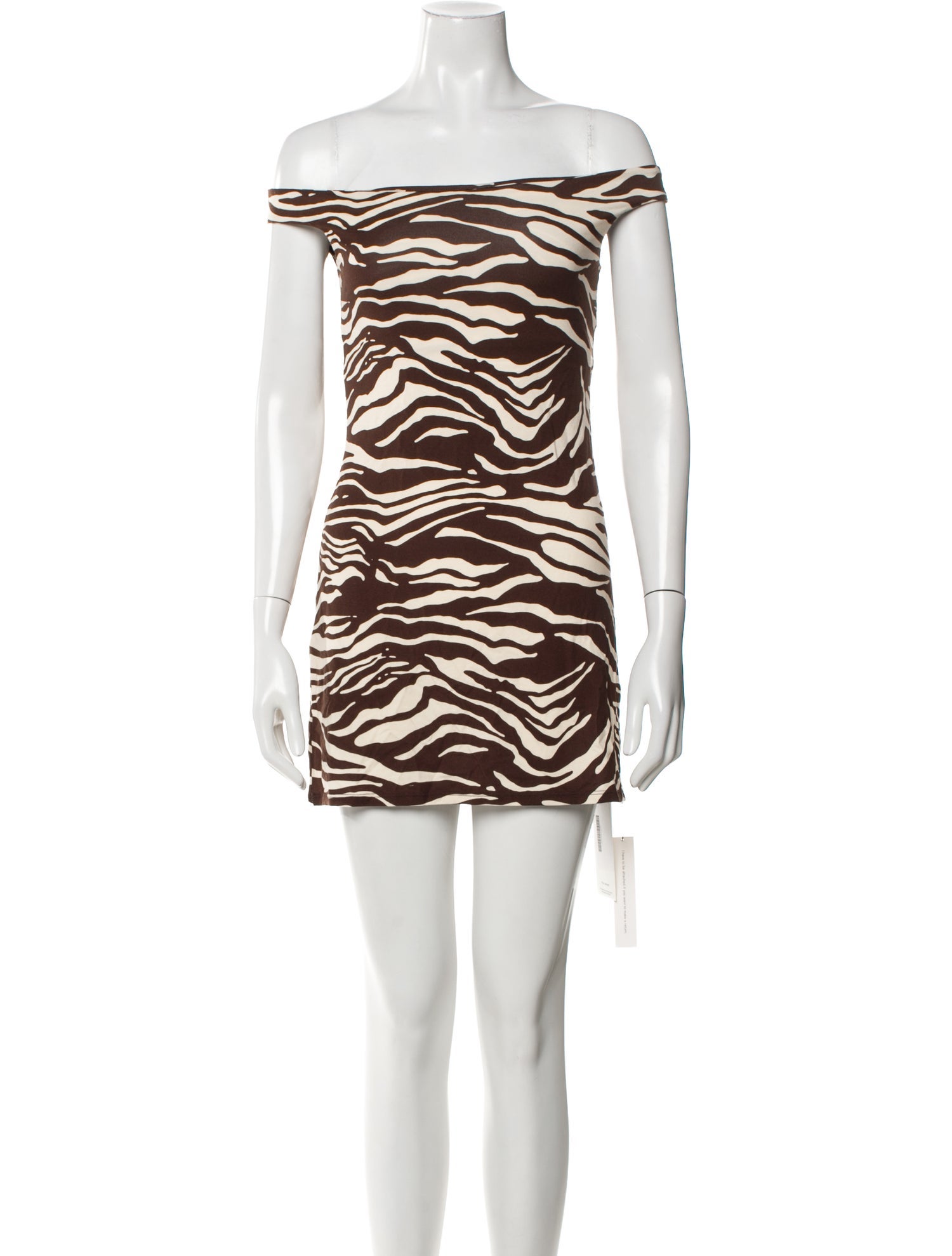 Reformation Animal Print Mini Dress
