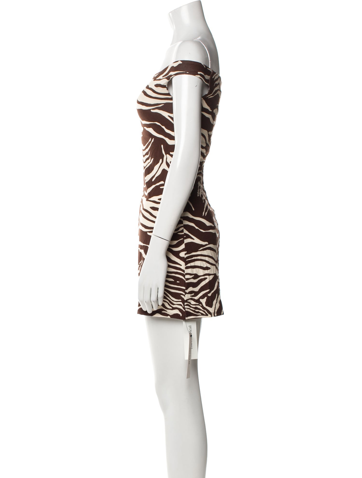 Reformation Animal Print Mini Dress