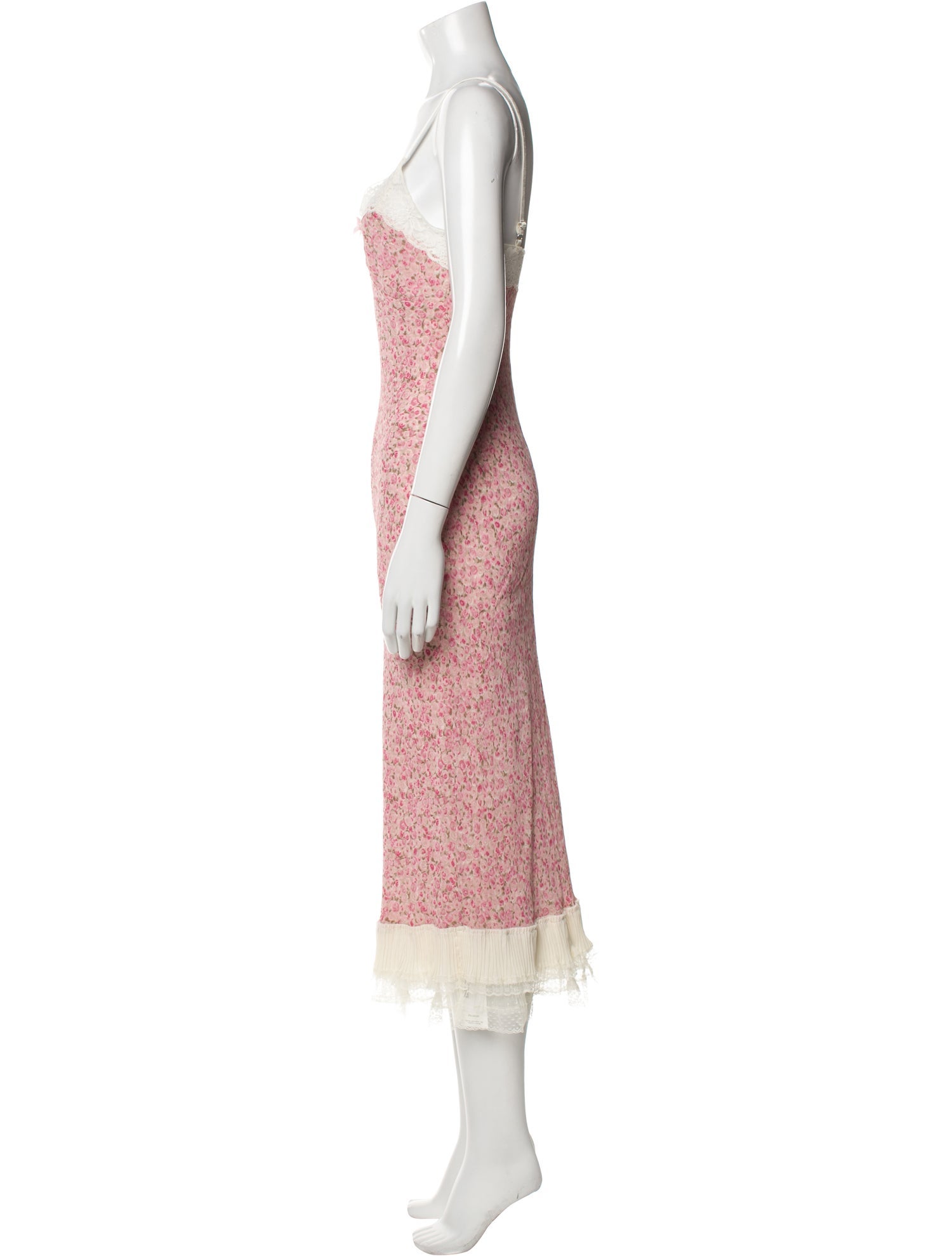 Reformation Lace Pattern Long Dress