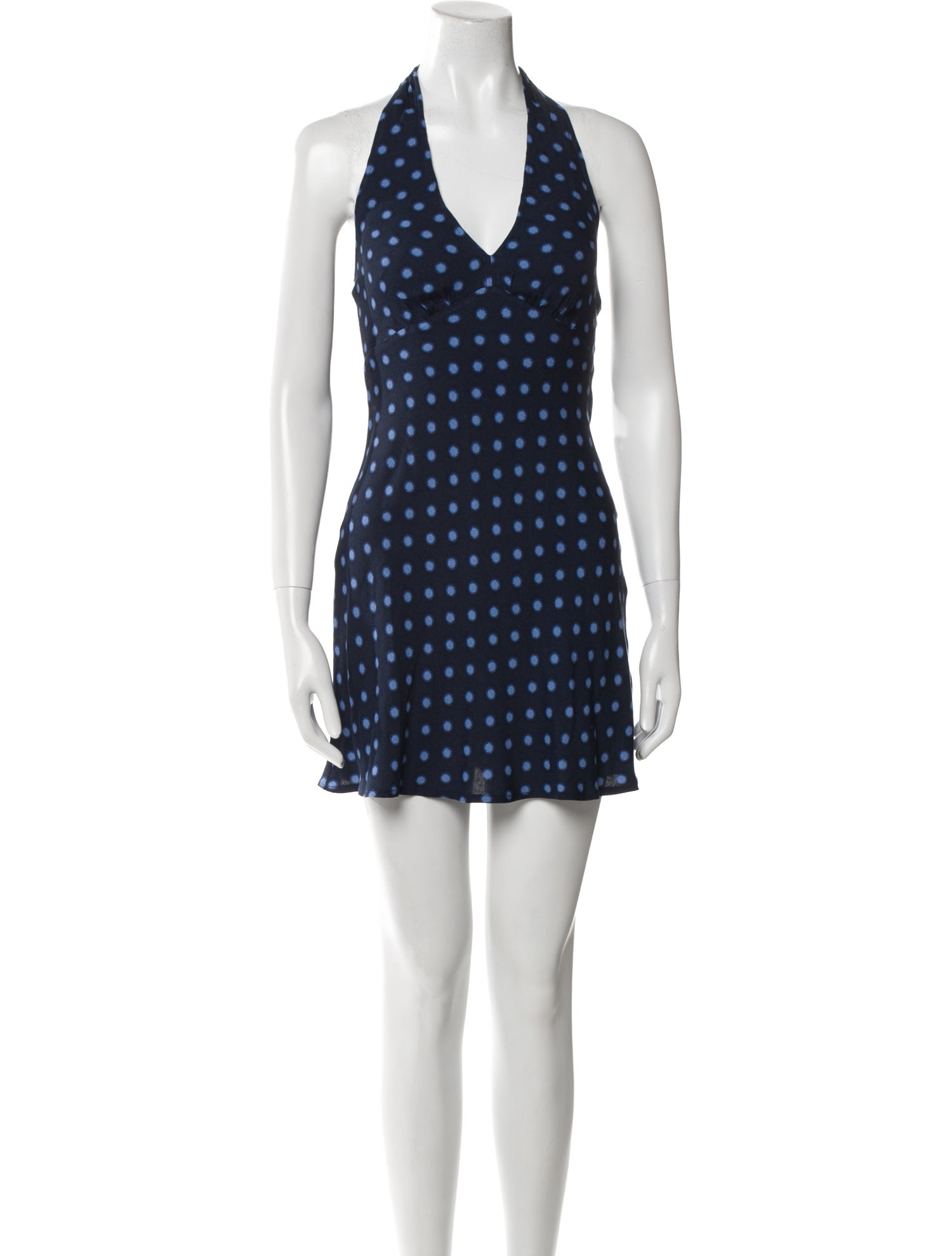 Reformation Polka Dot Print Mini Dress