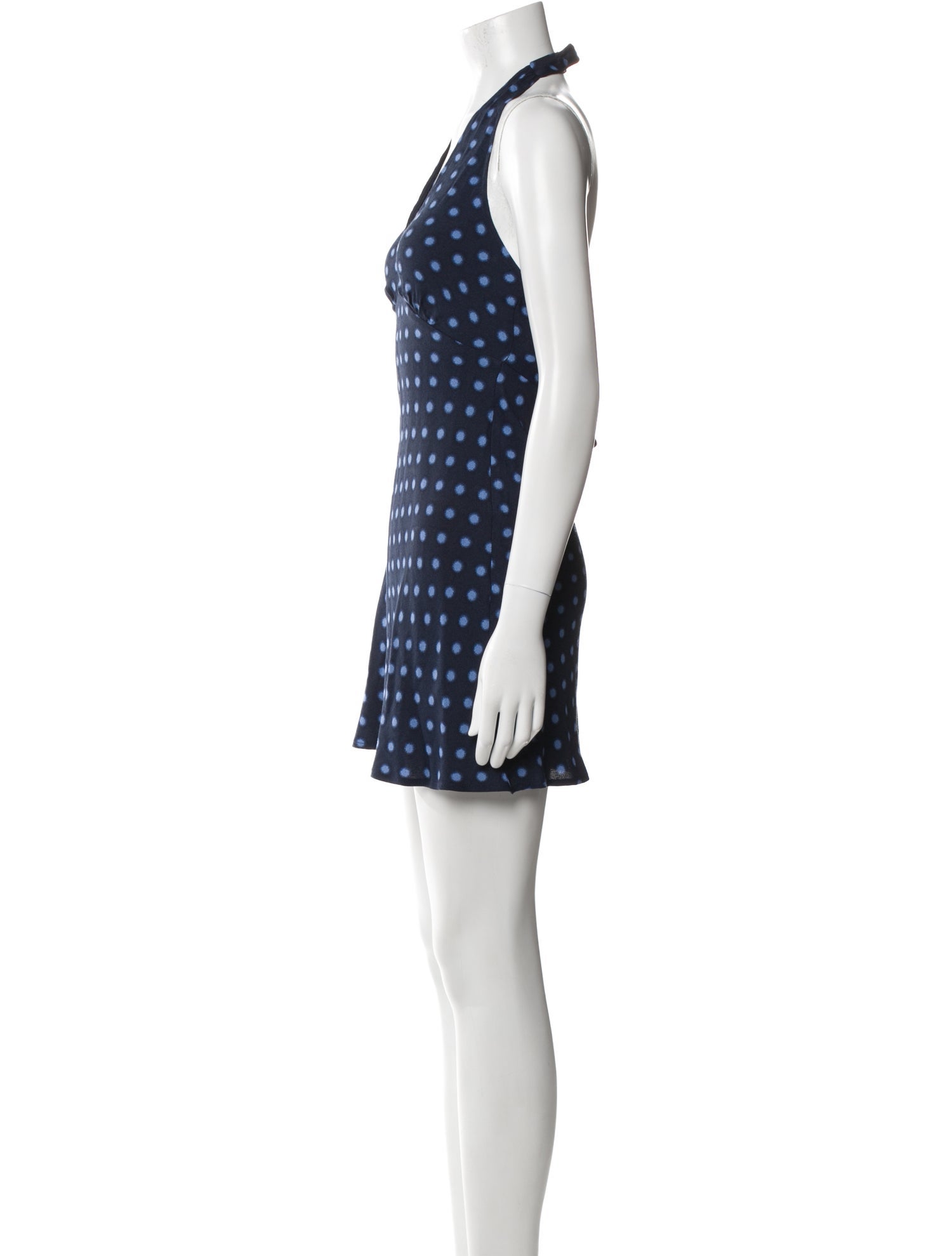 Reformation Polka Dot Print Mini Dress