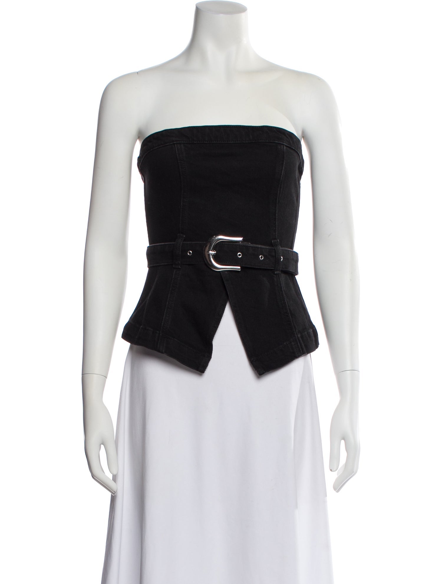 Reformation Strapless Crop Top