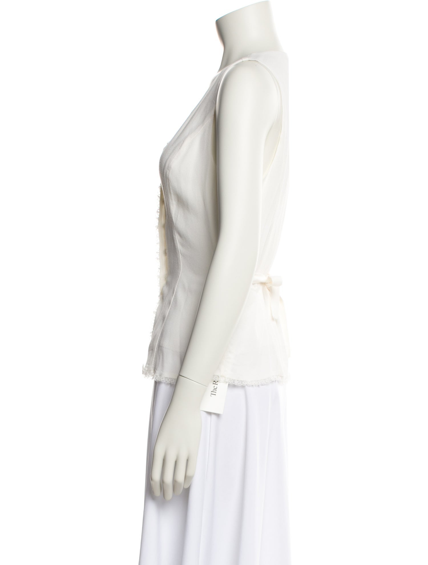 Reformation V-Neck Sleeveless Top