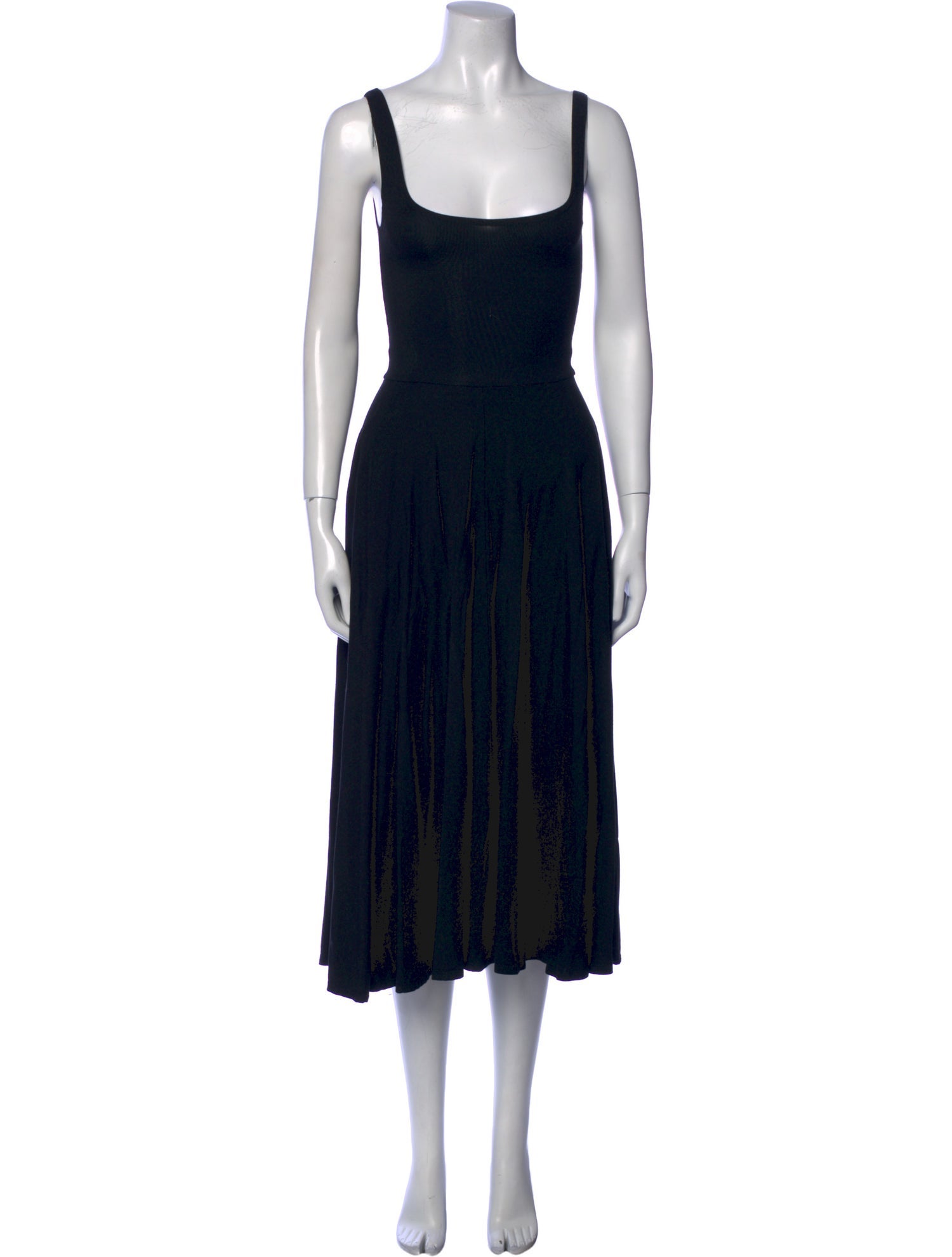 Reformation Square Neckline Midi Length Dress