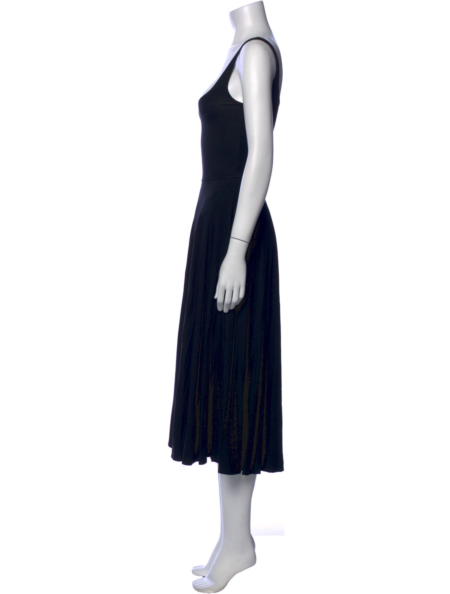 Reformation Square Neckline Midi Length Dress