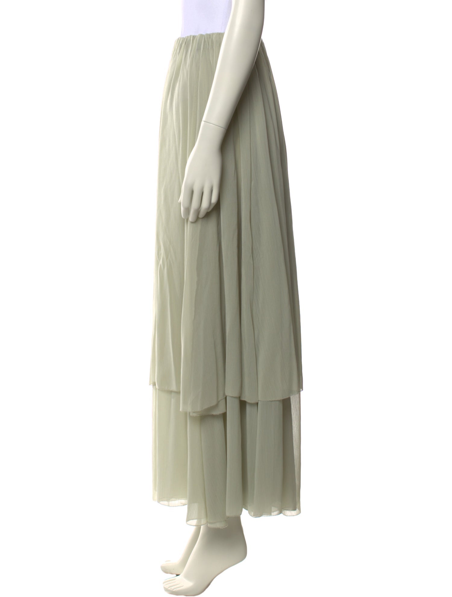 Reformation Silk Long Skirt