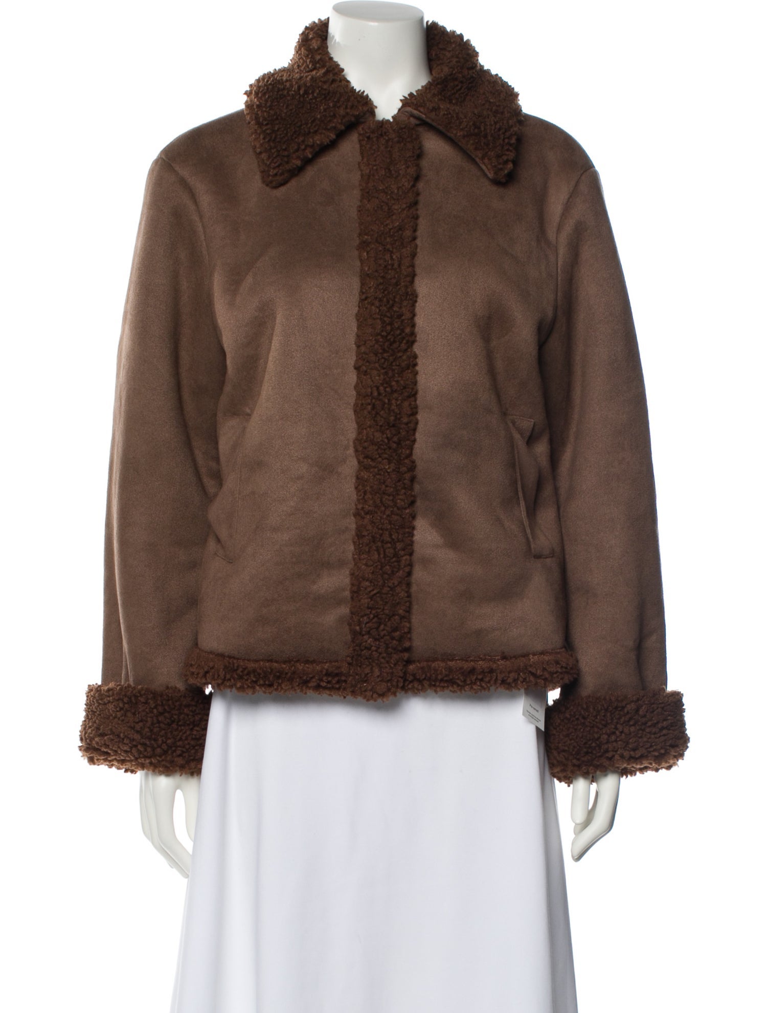 Reformation Faux Fur Jacket