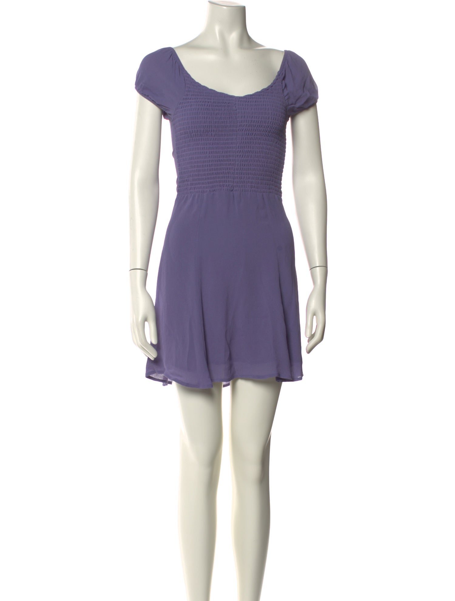 Reformation Scoop Neck Mini Dress