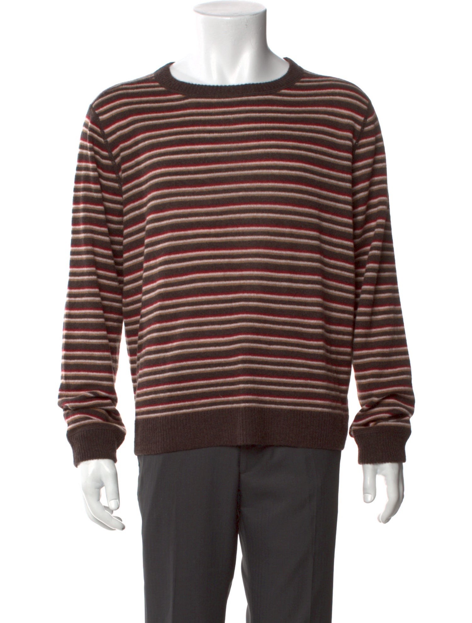 Reformation Cashmere Striped Pullover