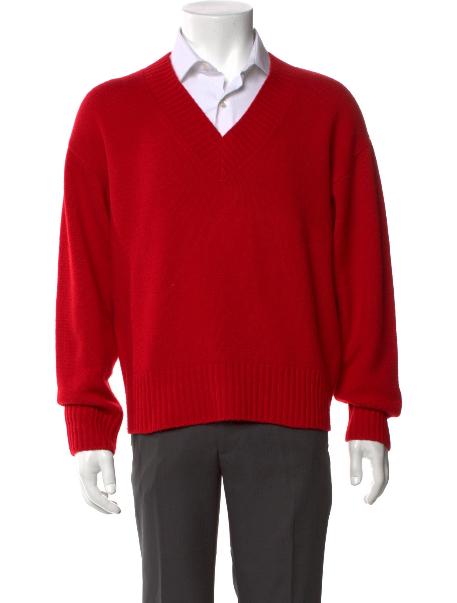 Reformation Cashmere V-Neck Pullover