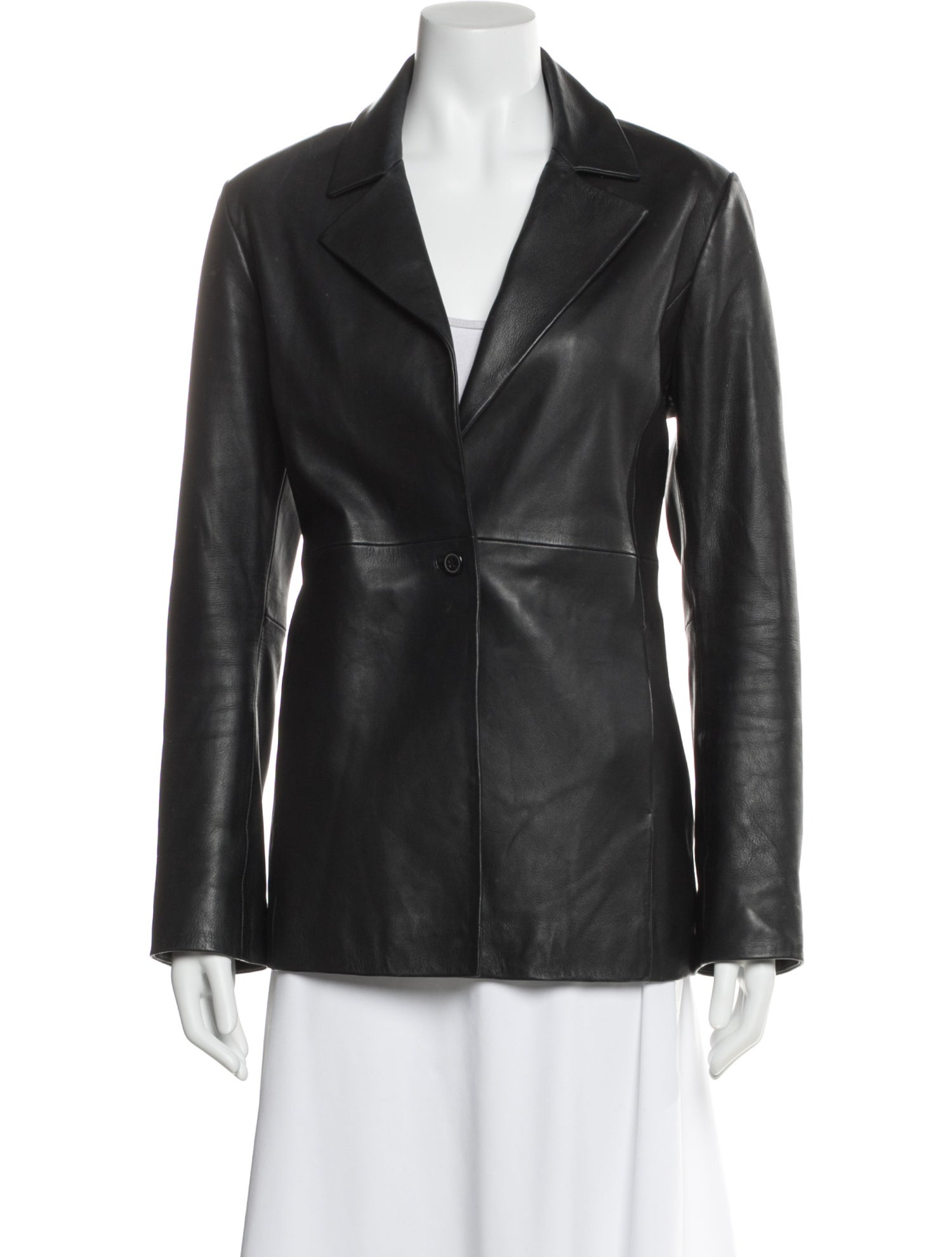 Reformation Leather Blazer