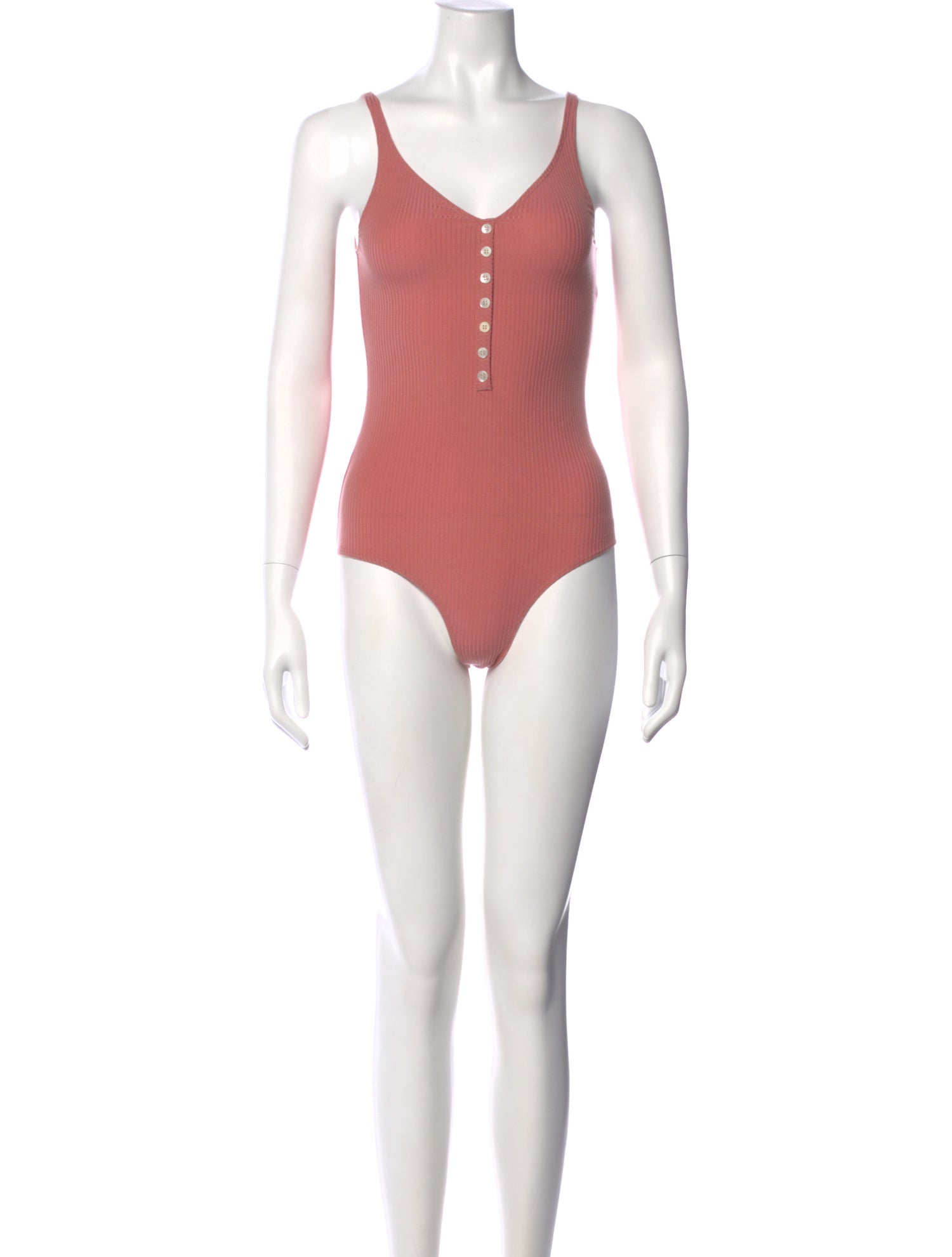 Reformation V-Neck Sleeveless Bodysuit