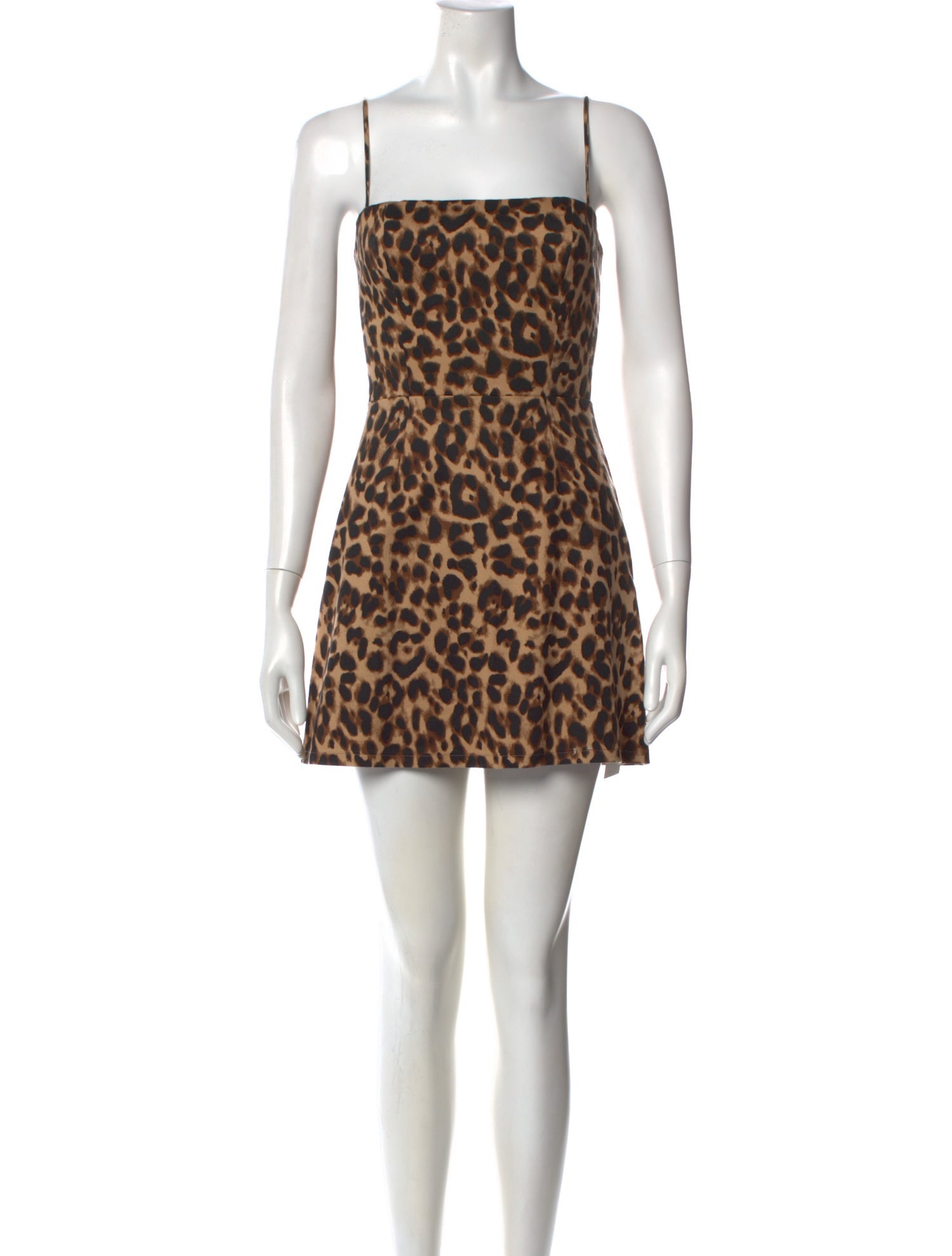 Reformation Animal Print Mini Dress
