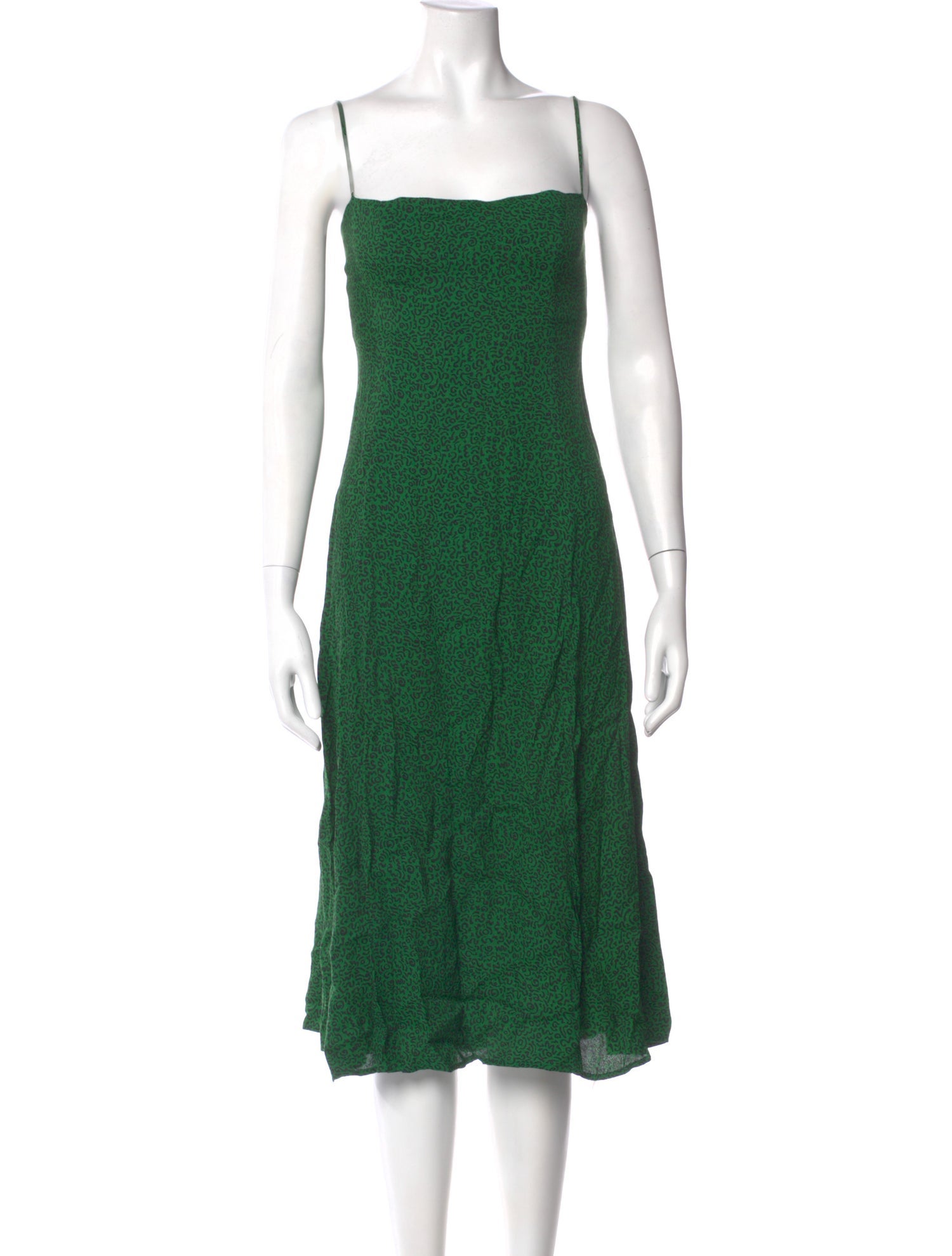 Reformation Square Neckline Midi Length Dress w/ Tags