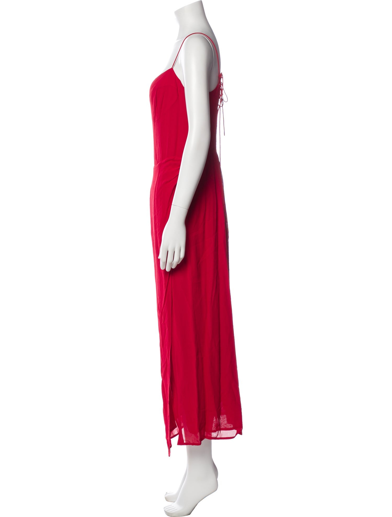 Reformation V-Neck Long Dress