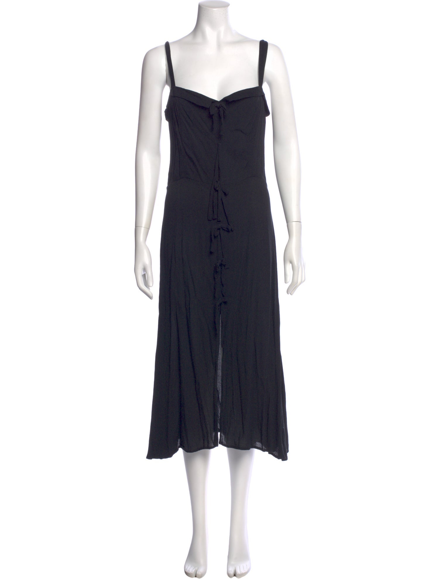 Reformation Square Neckline Long Dress