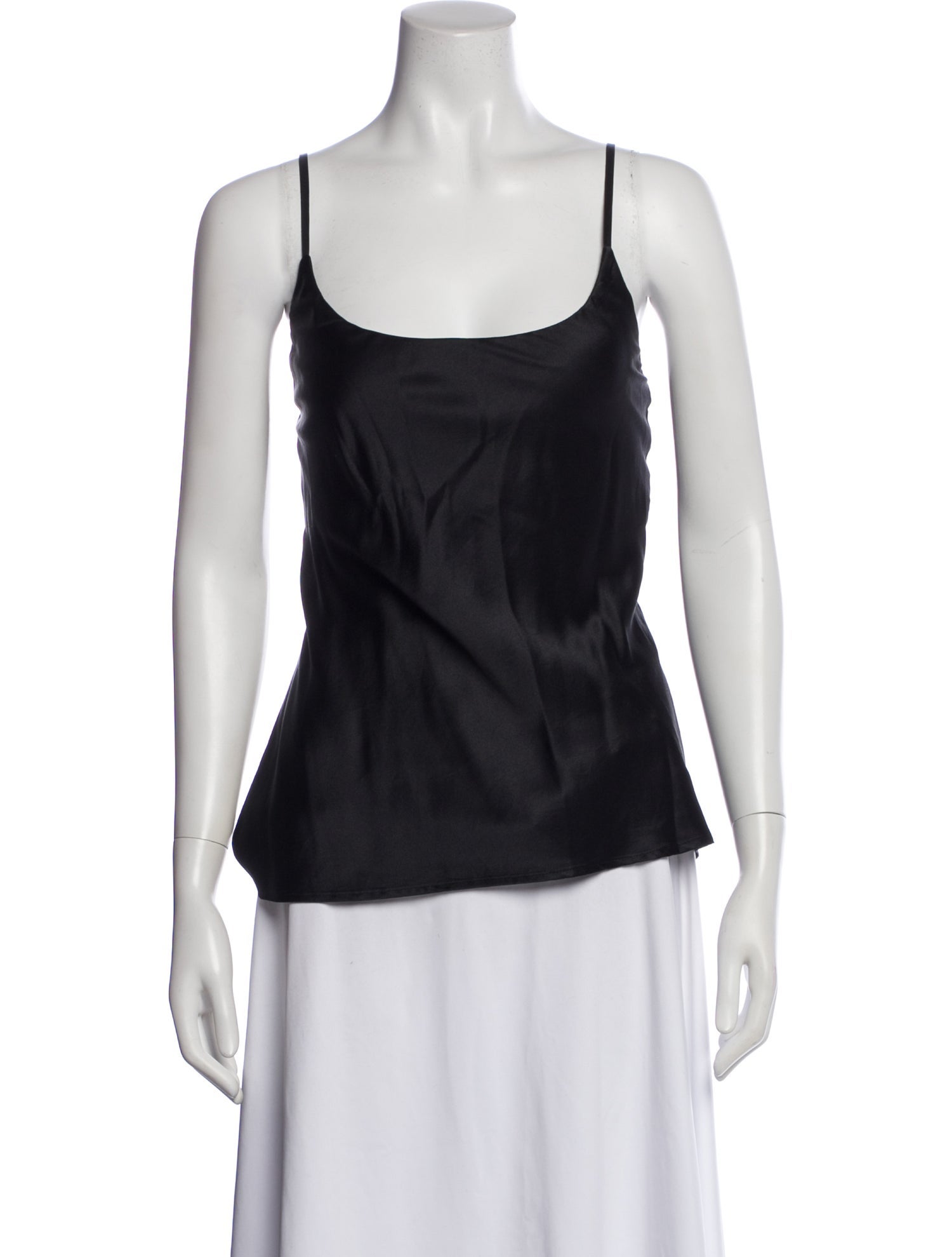 Reformation Silk Scoop Neck Top