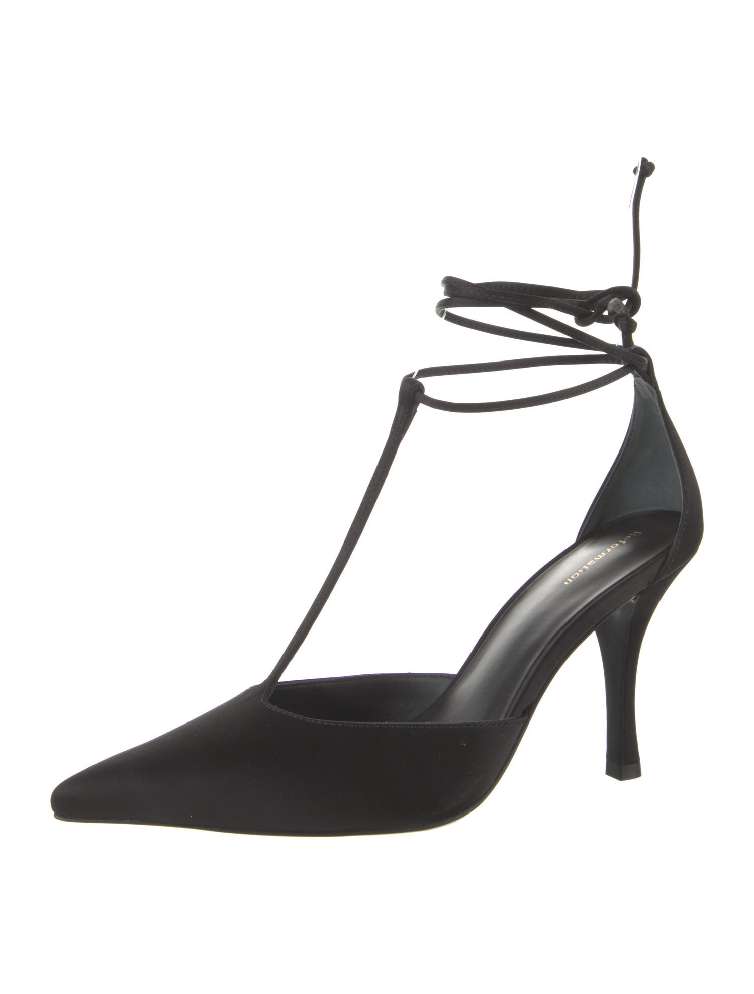 Reformation Suede T-Strap Pumps