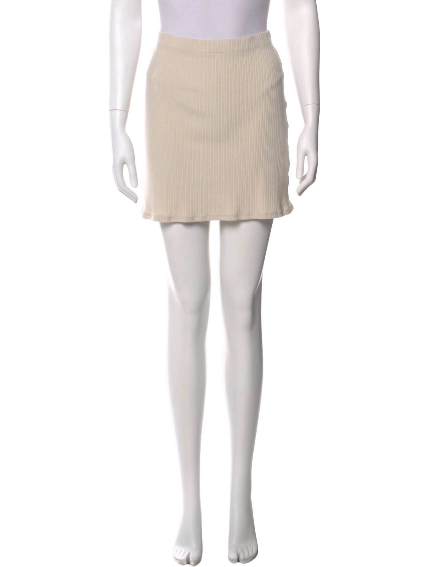 Reformation Eyelet Trim Mini Skirt