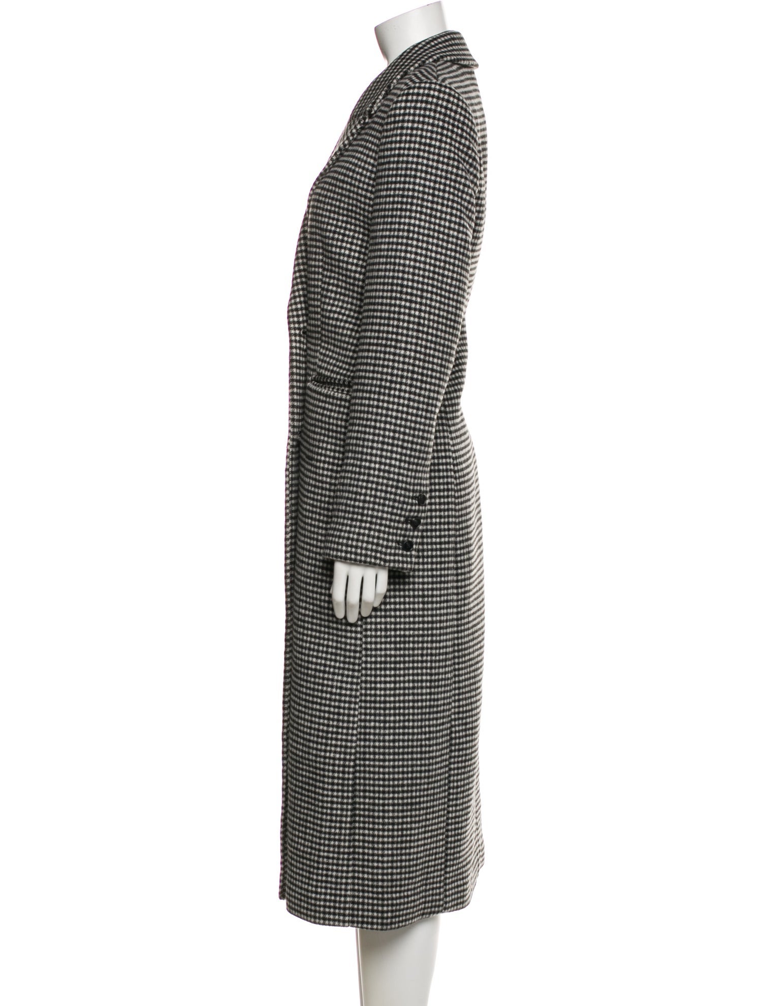 Reformation Houndstooth Print Peacoat