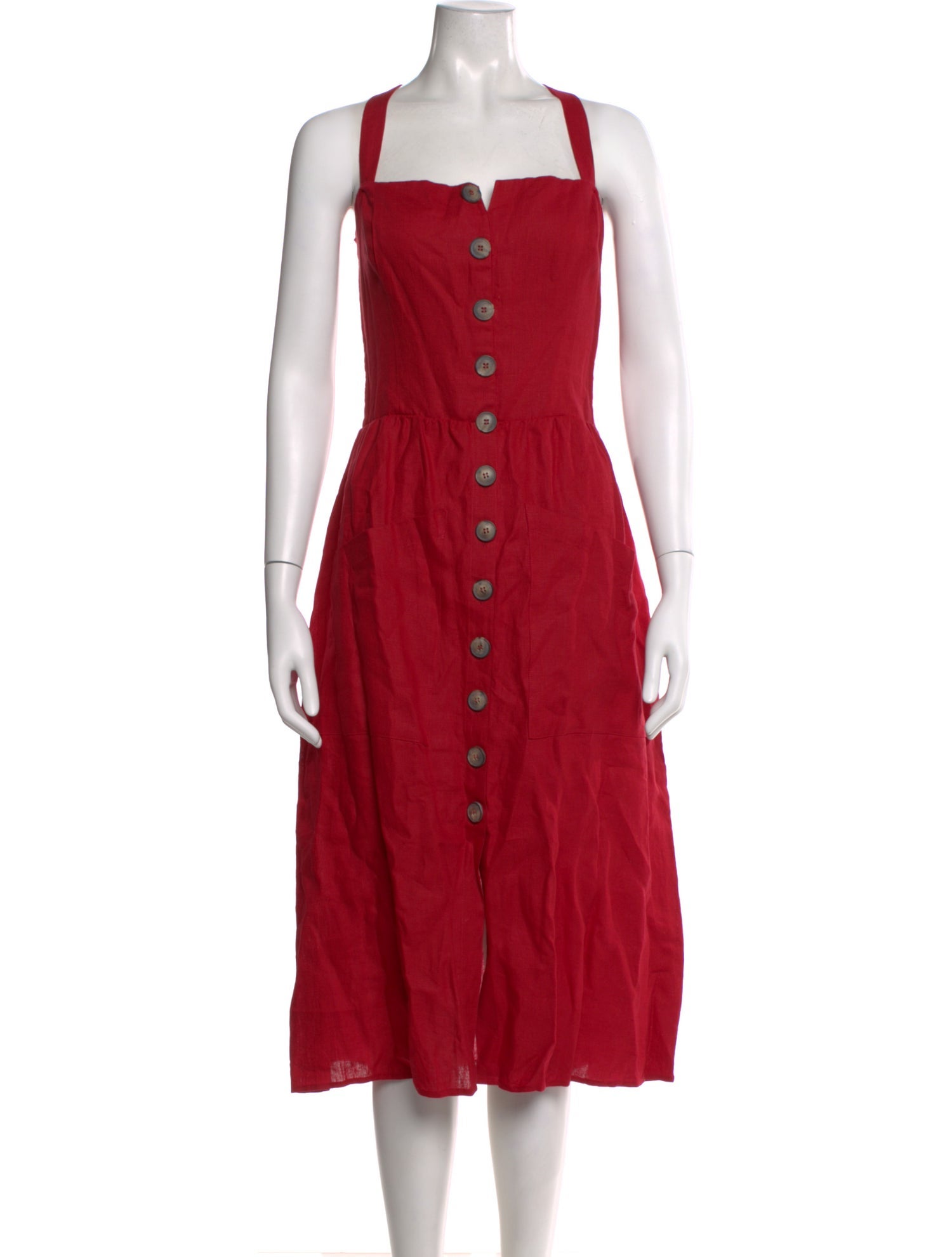 Reformation Linen Midi Length Dress w/ Tags