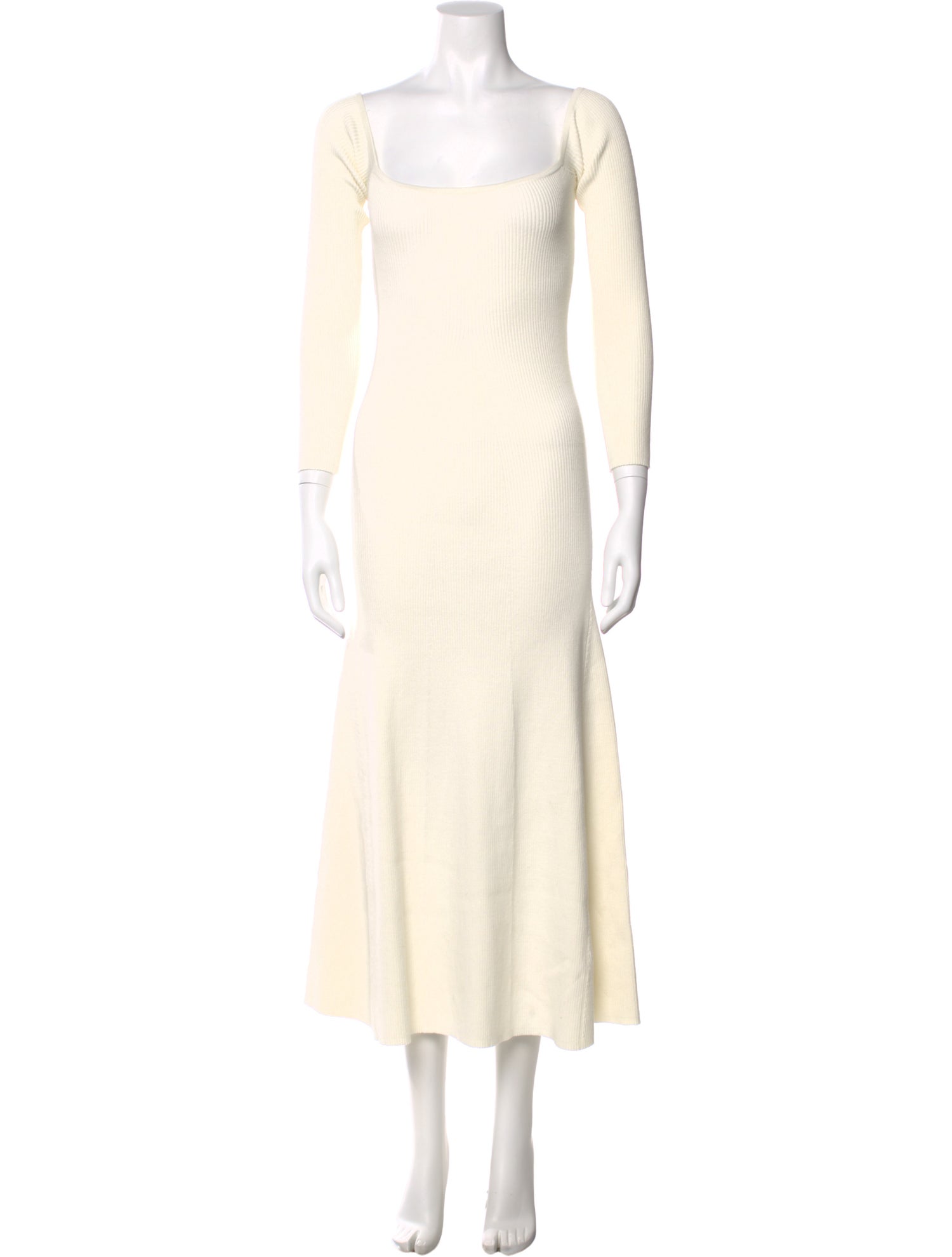 Reformation Square Neckline Long Dress