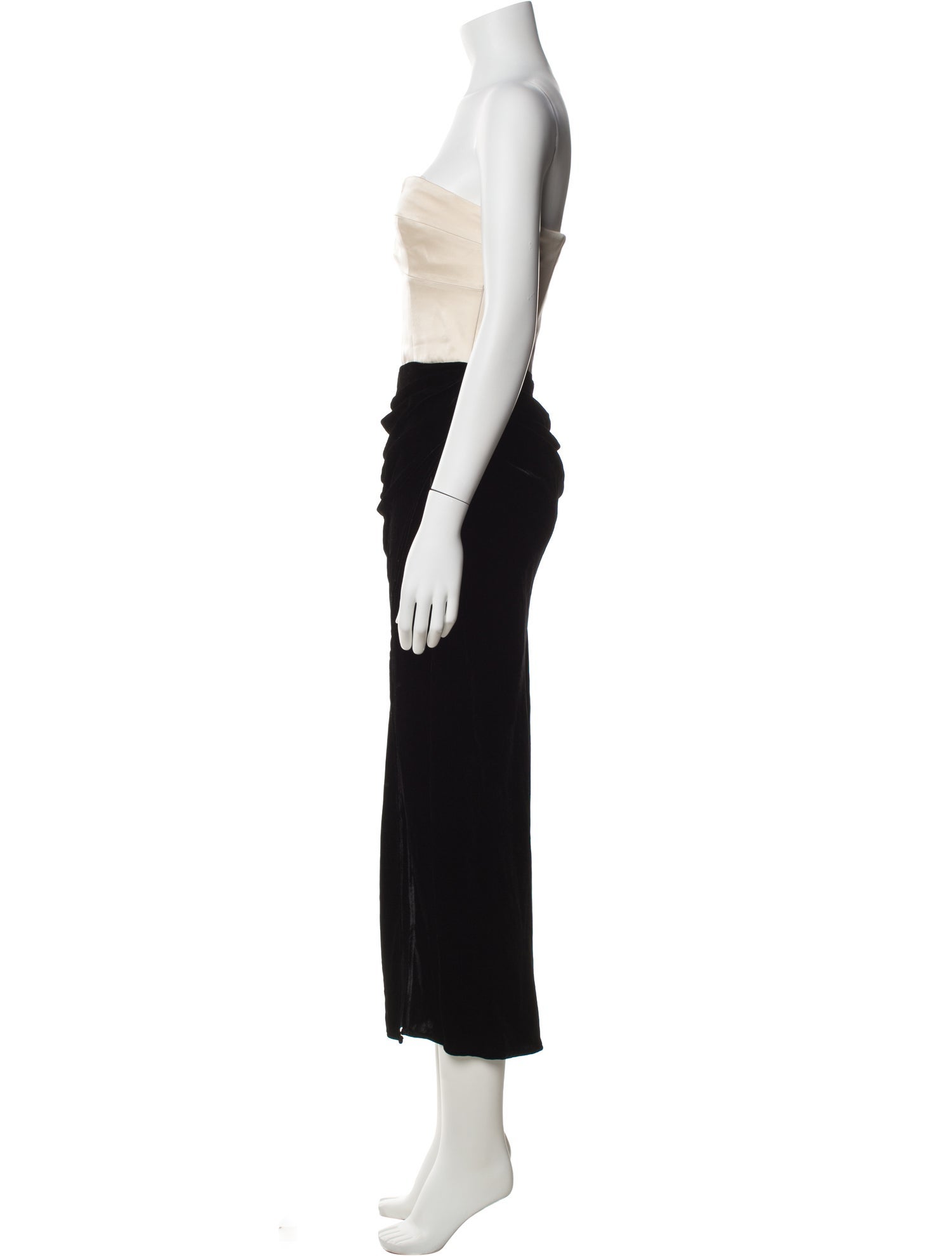 Reformation Strapless Midi Length Dress