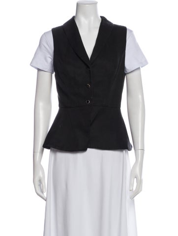 Pre-owned Reformation Vest In Black