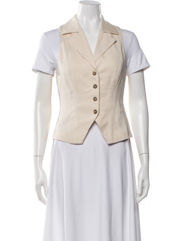 Pre-owned Reformation Vest In Neutral