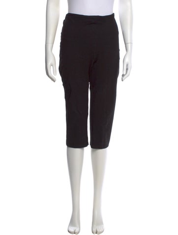 Pre-owned Reformation Straight Leg Pants In Black