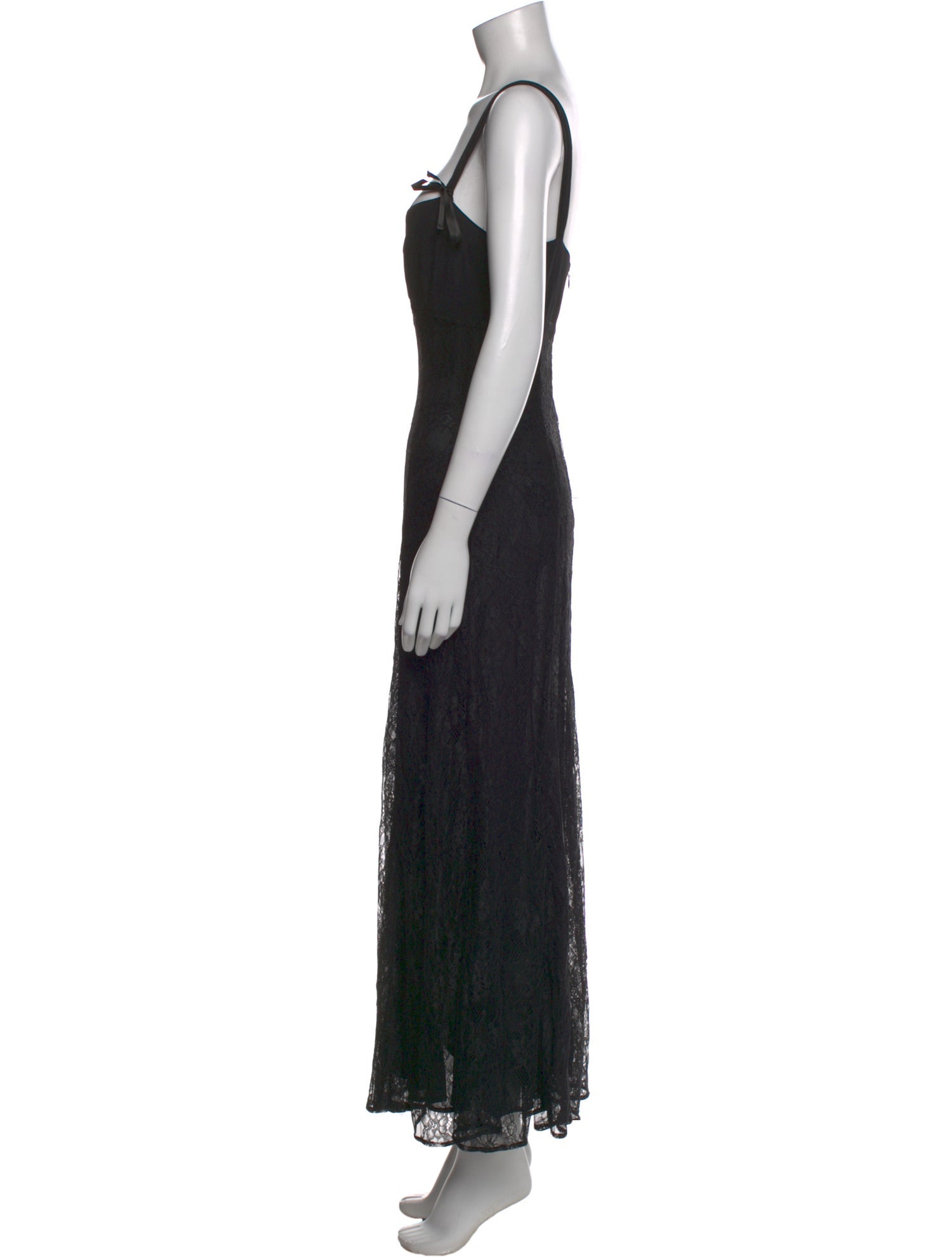 Reformation Lace Pattern Long Dress