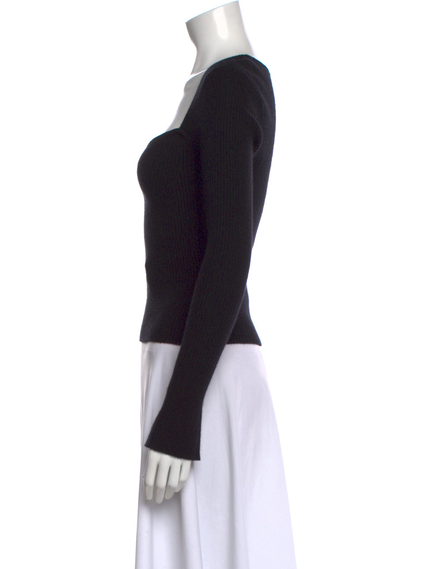 Reformation Cashmere Square Neckline Sweater